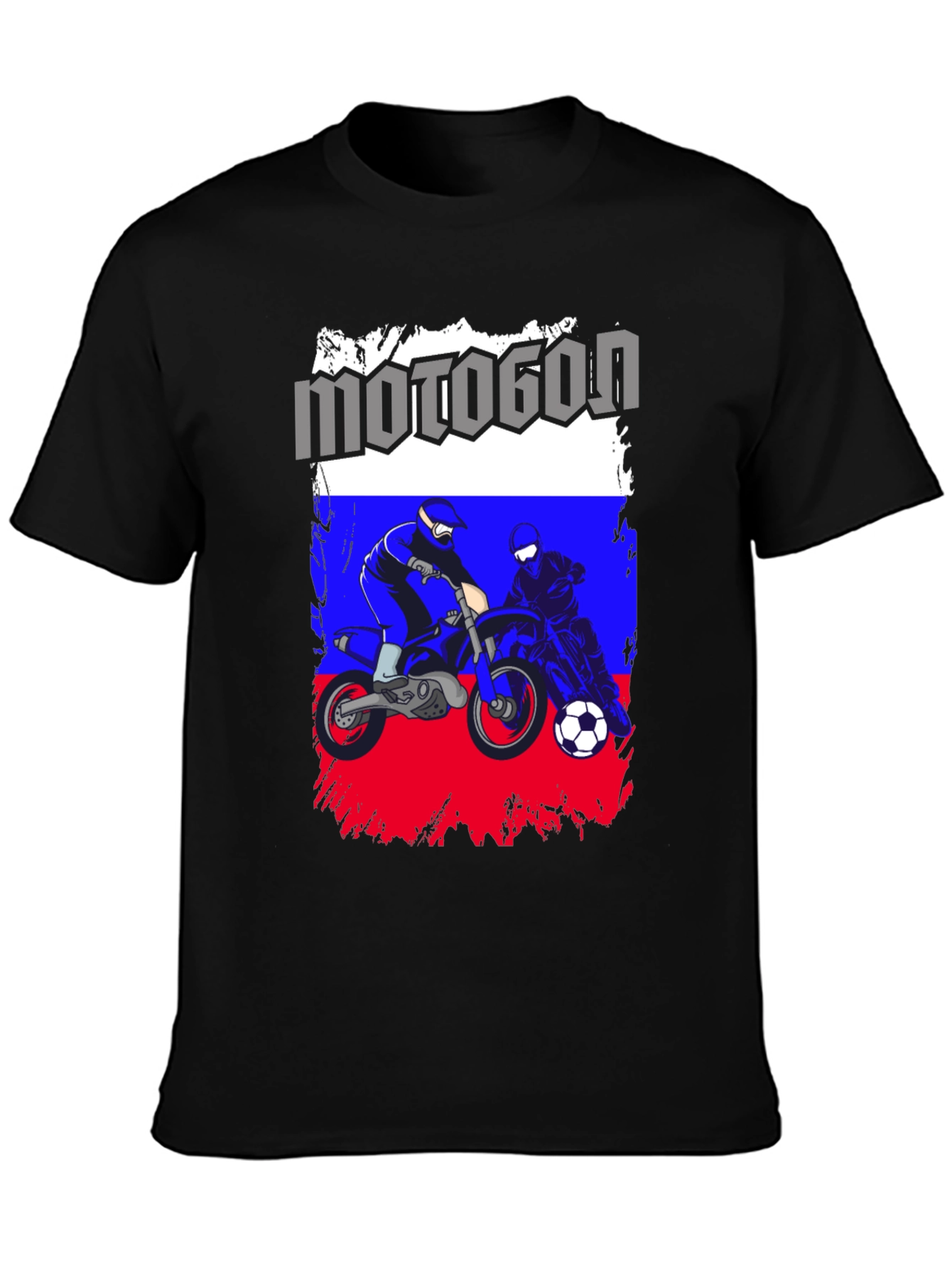 Motogon Russia Flag T-Shirt