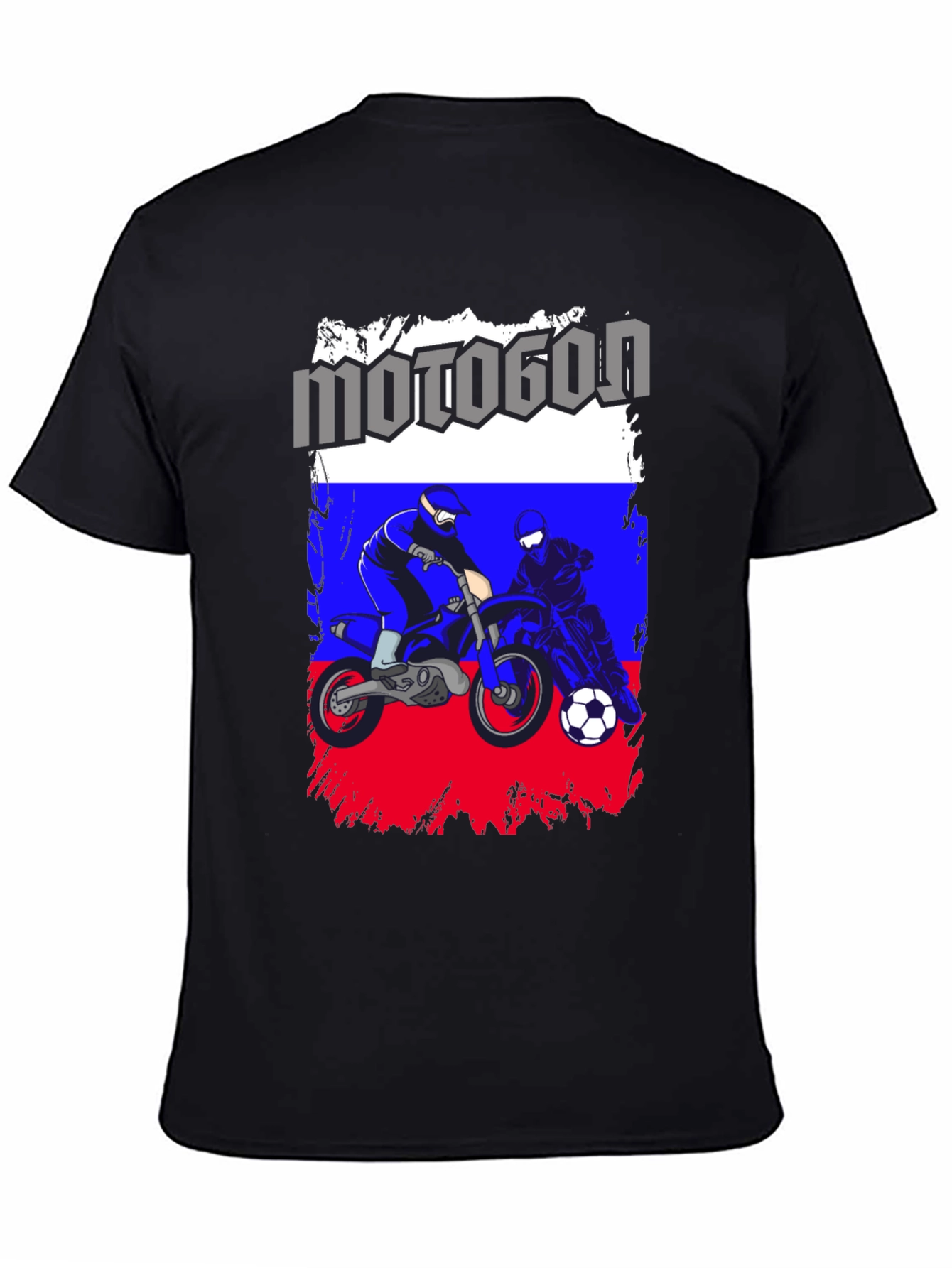 Motogon Russia Flag T-Shirt