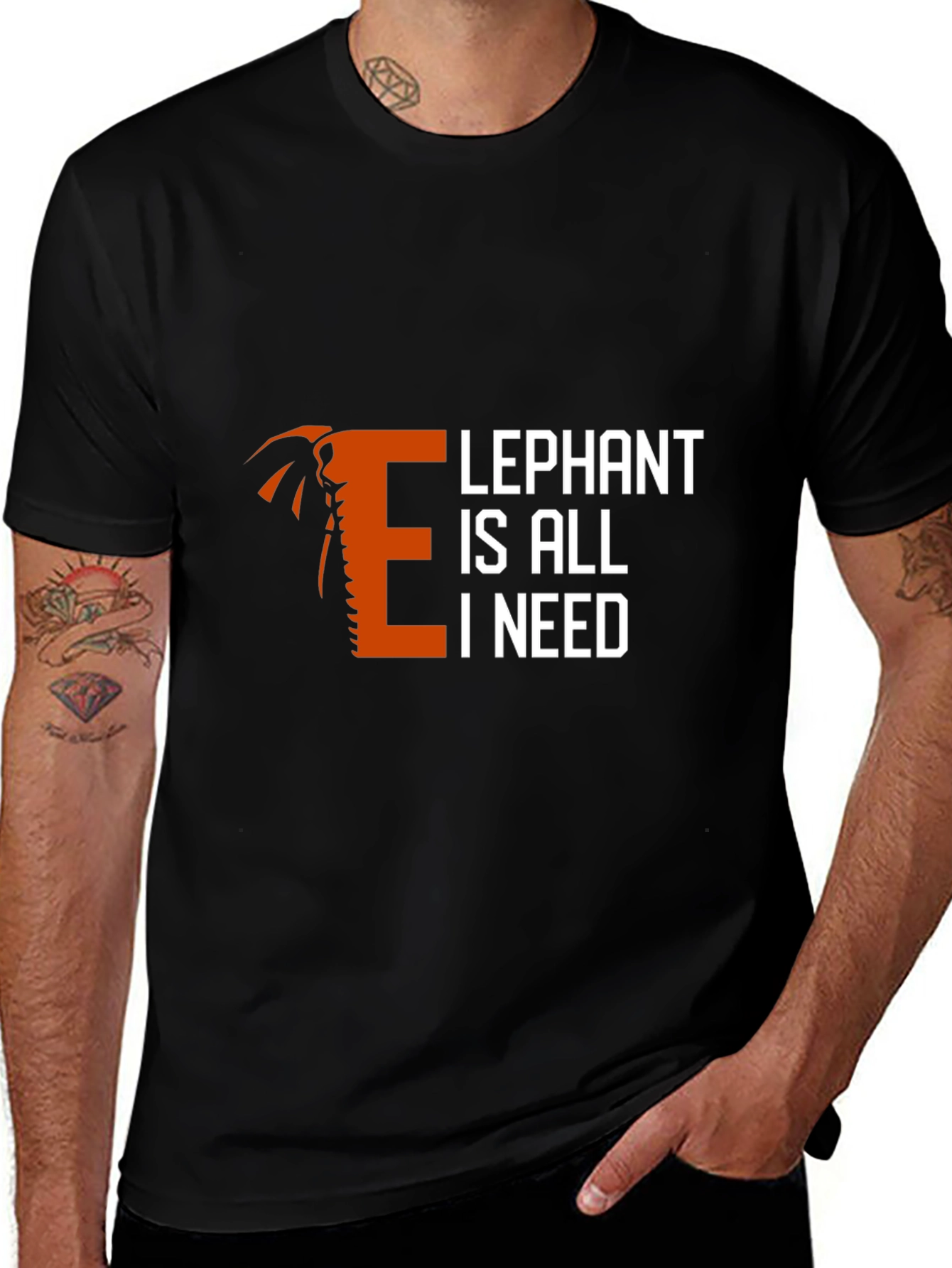 Elephant Is All I Need Graphic Tee