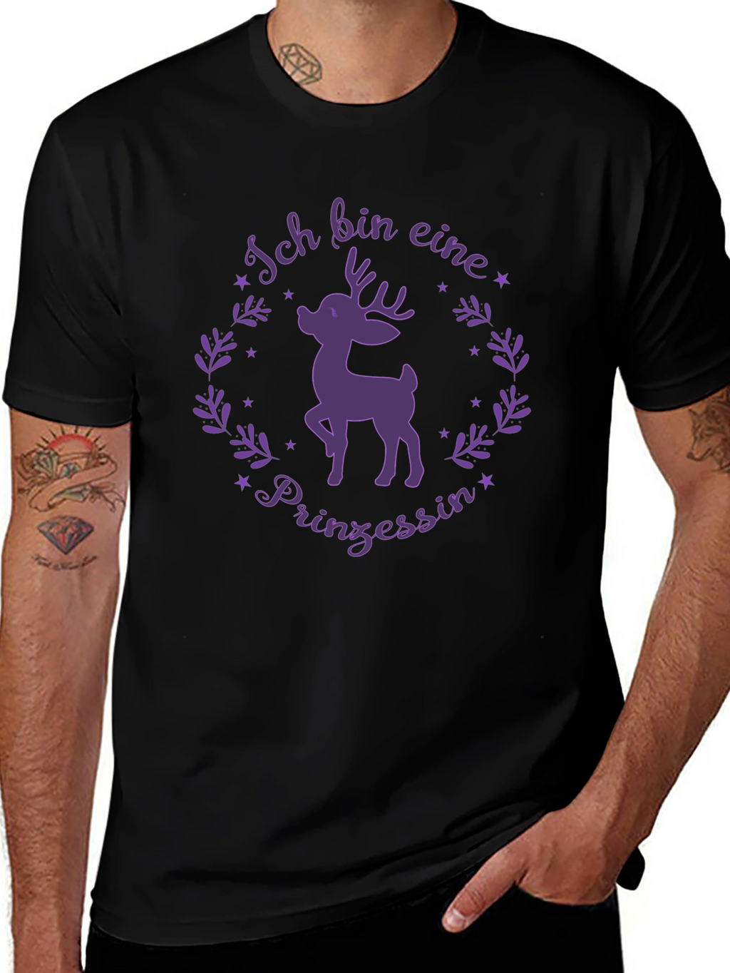 Ich bin eine Prinzessin Deer T-Shirt