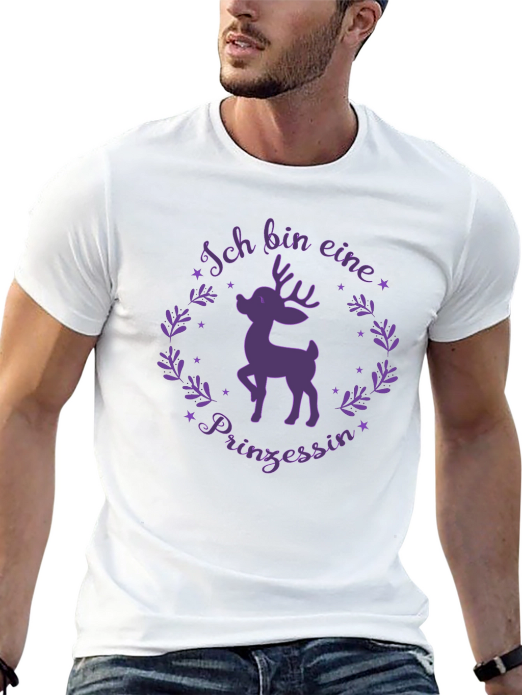 Ich bin eine Prinzessin Deer T-Shirt