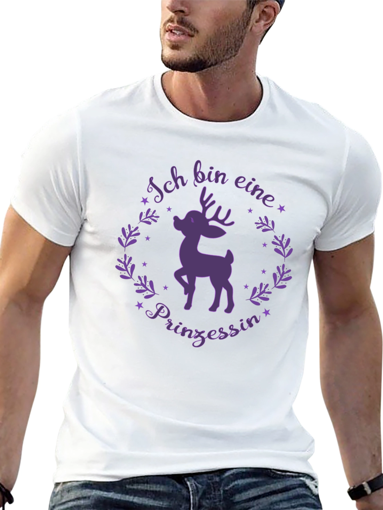 Ich bin eine Prinzessin Deer T-Shirt