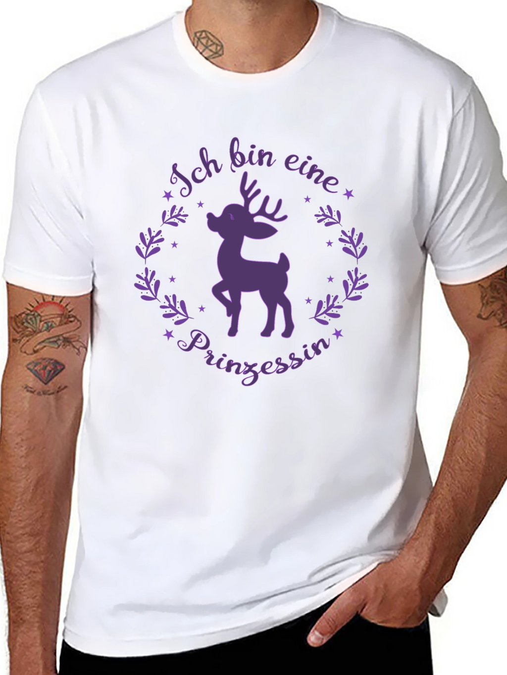 Ich bin eine Prinzessin Deer T-Shirt