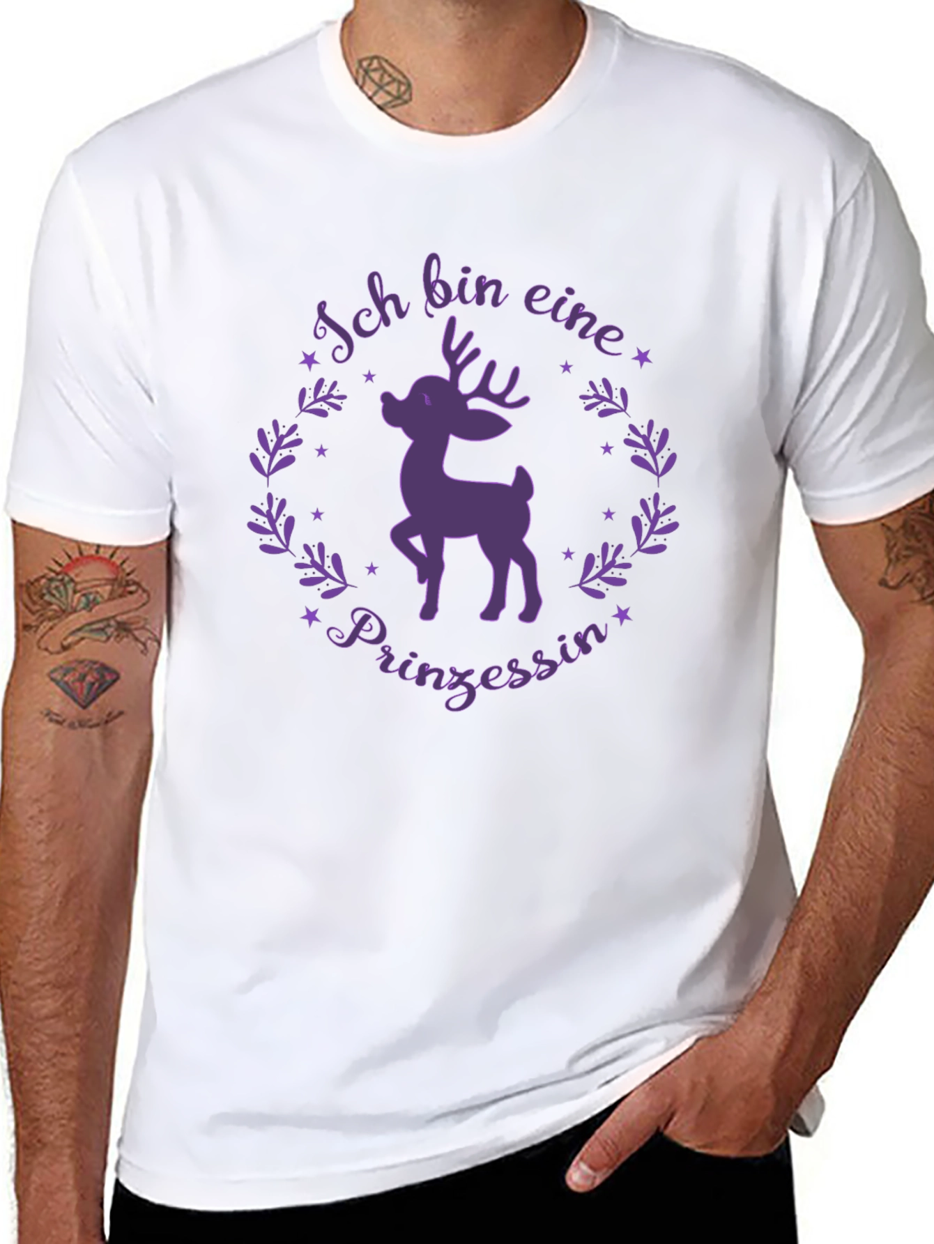 Ich bin eine Prinzessin Deer T-Shirt