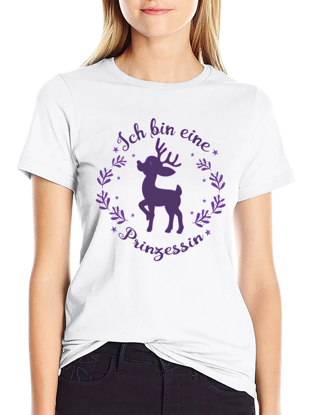 Ich bin eine Prinzessin Deer T-Shirt