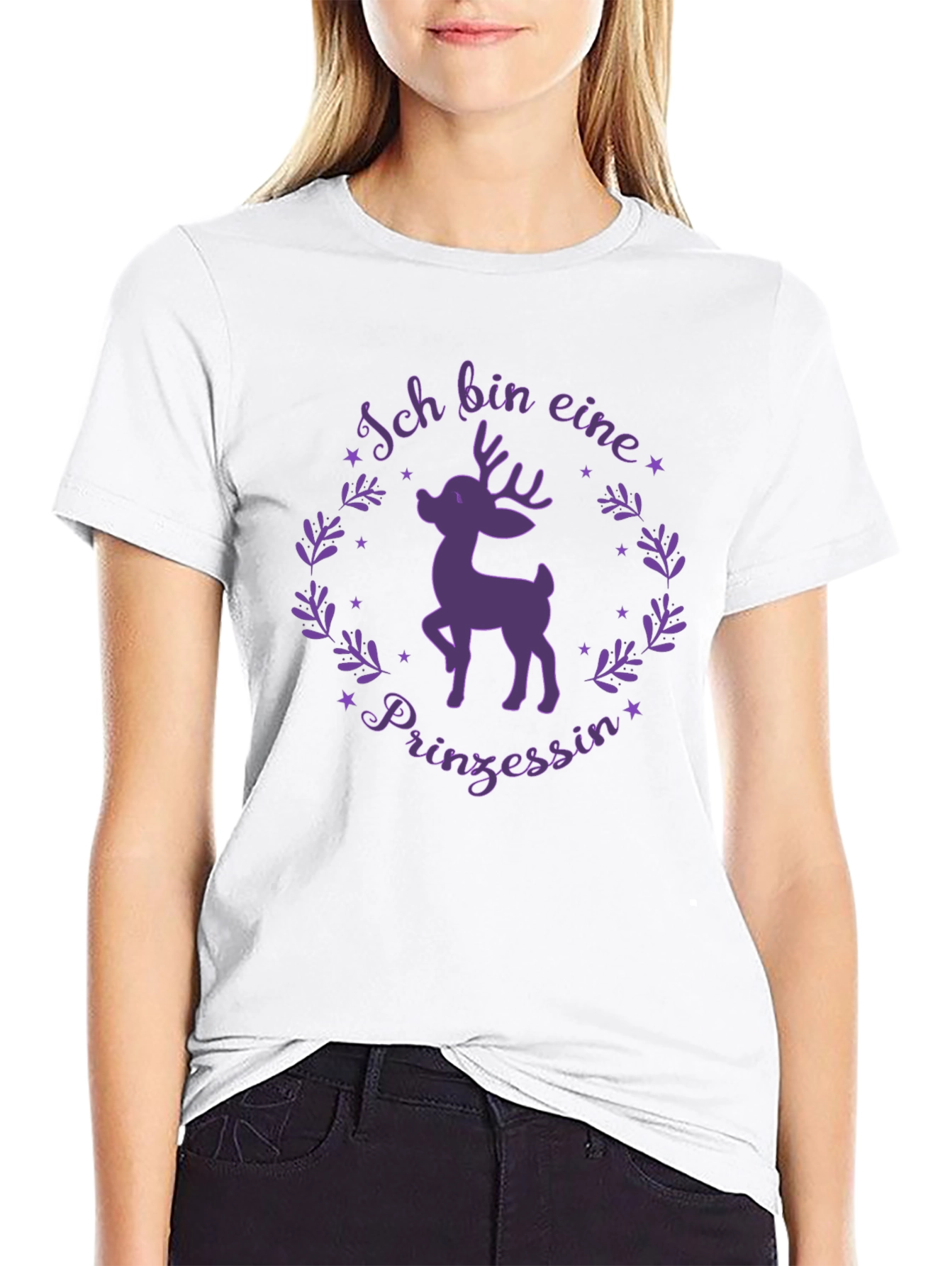 Ich bin eine Prinzessin Deer T-Shirt