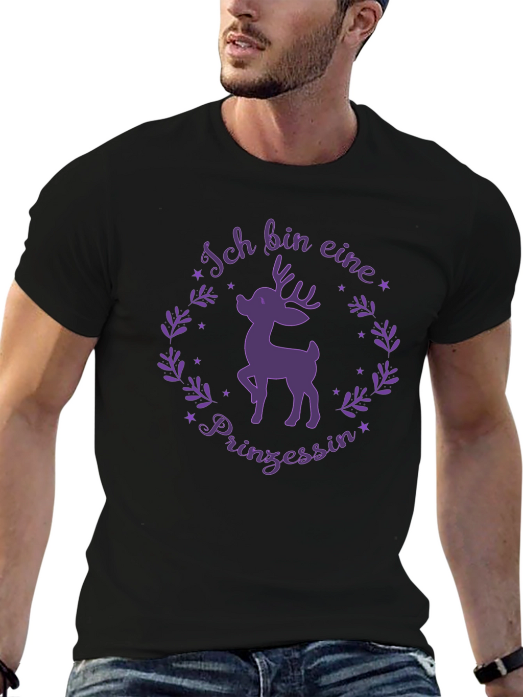 Ich bin eine Prinzessin Deer T-Shirt