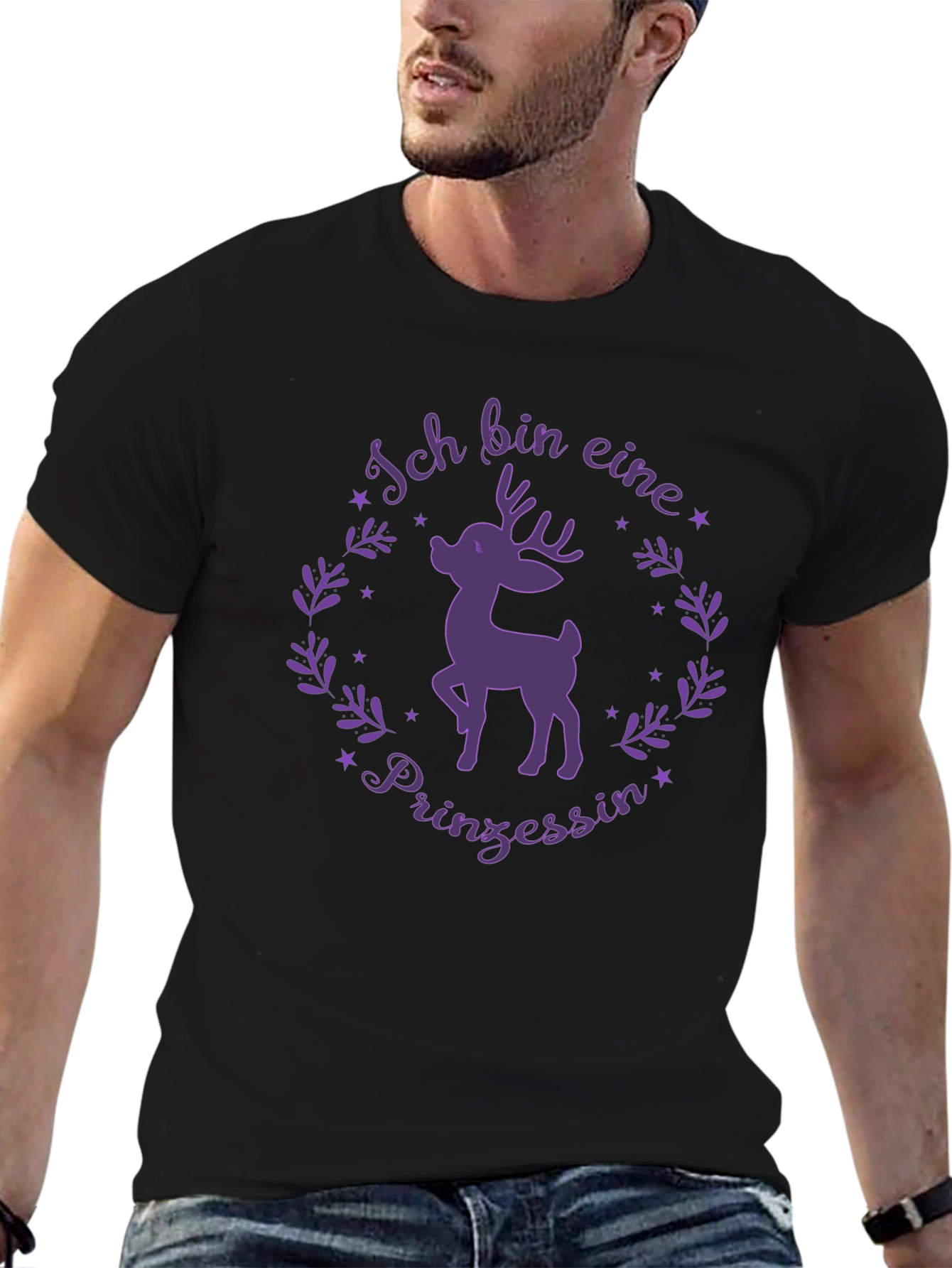 Ich bin eine Prinzessin Deer T-Shirt