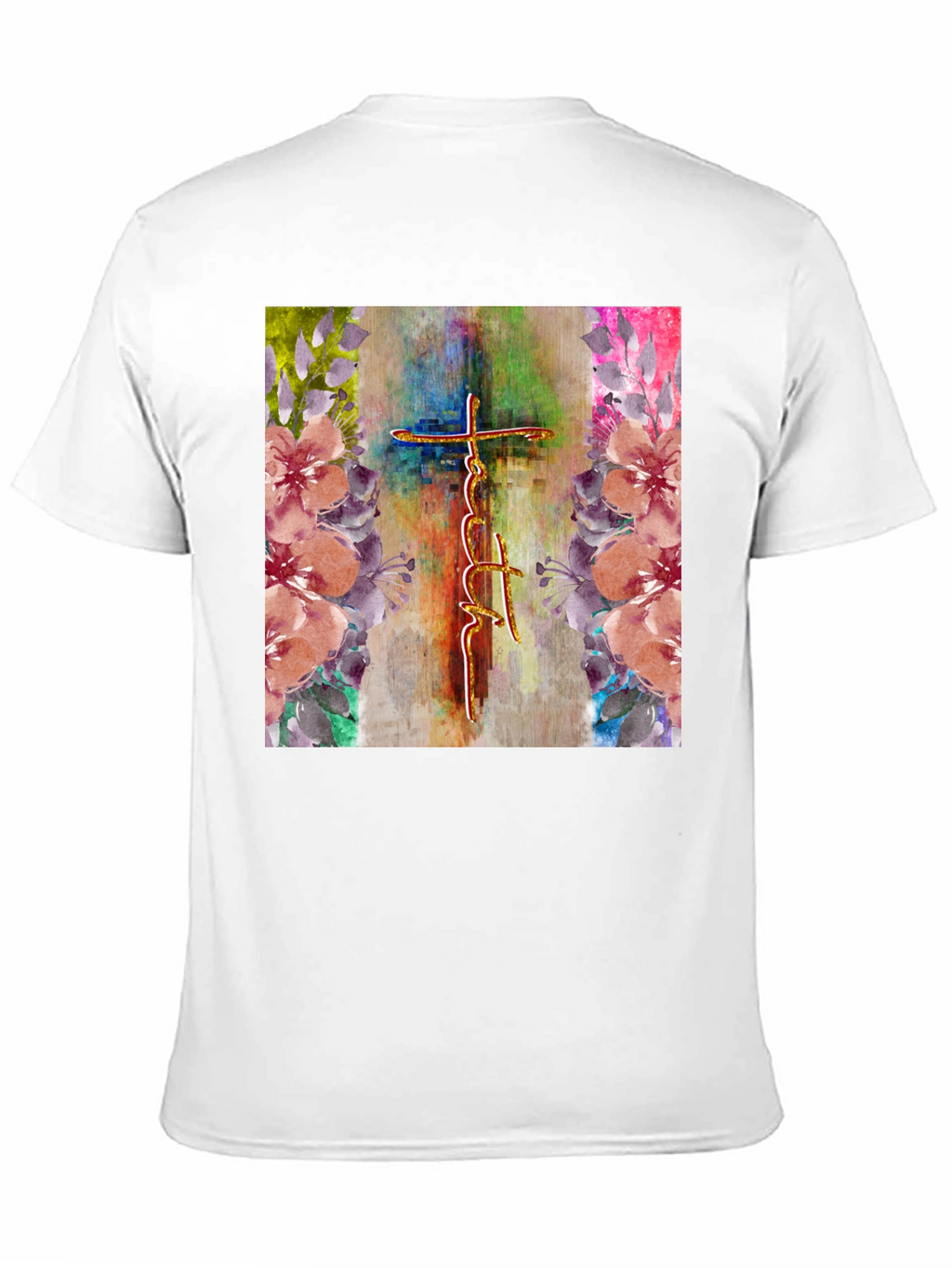 Faith Cross Floral Graphic Tee