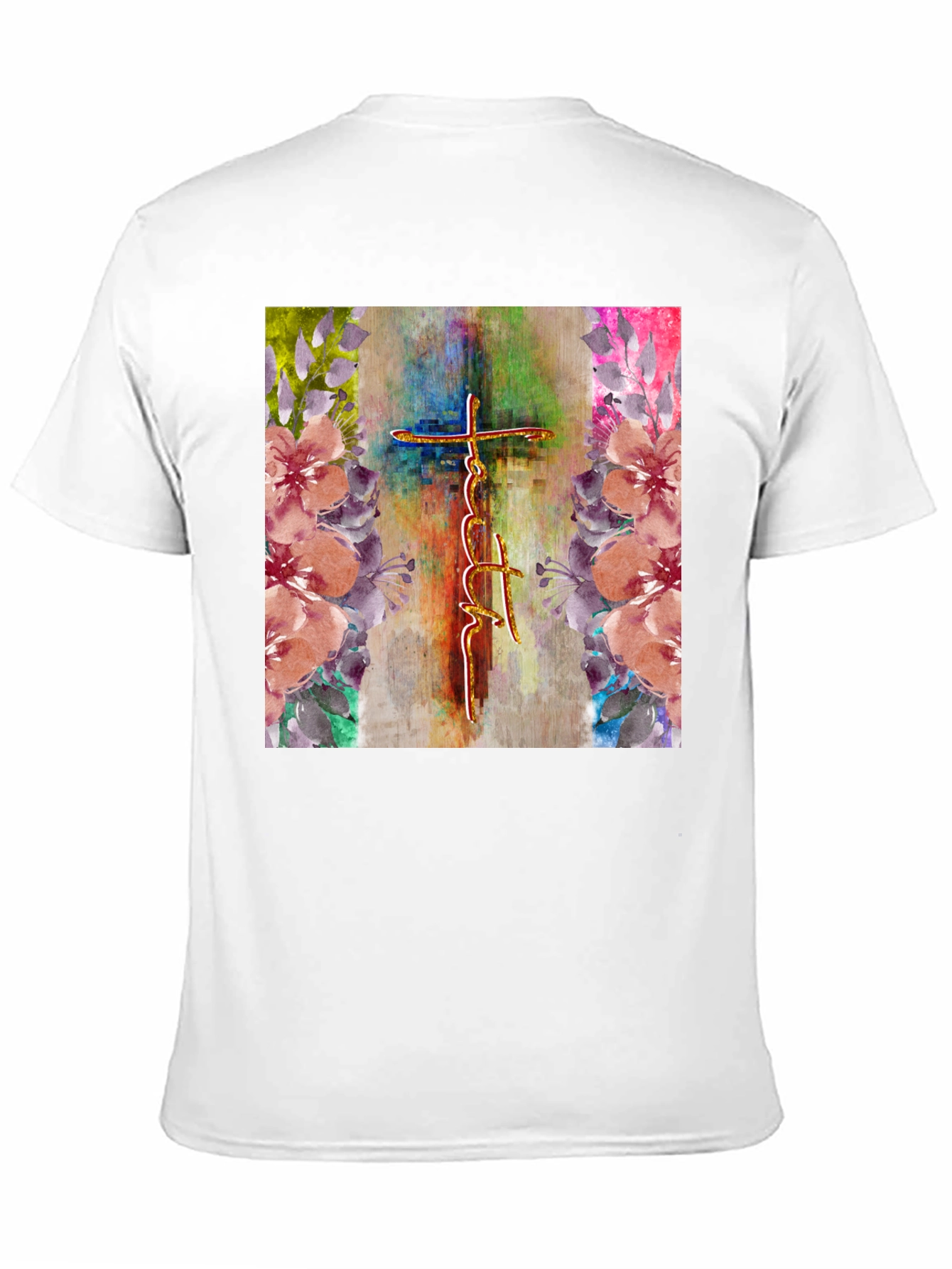 Faith Cross Floral Graphic Tee