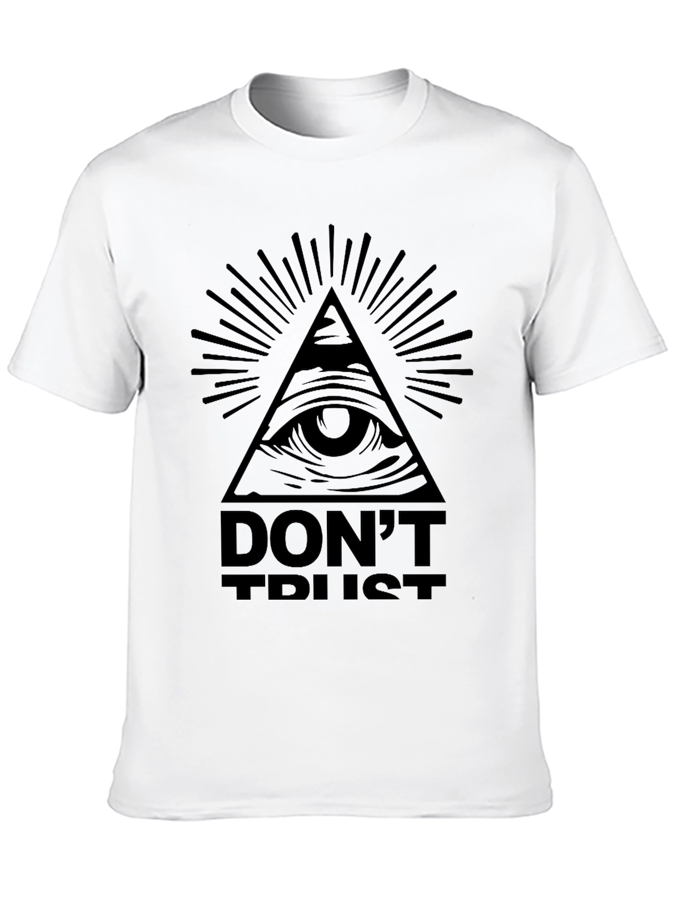 Illuminati Eye Graphic T-Shirt - Dont Trust Tee