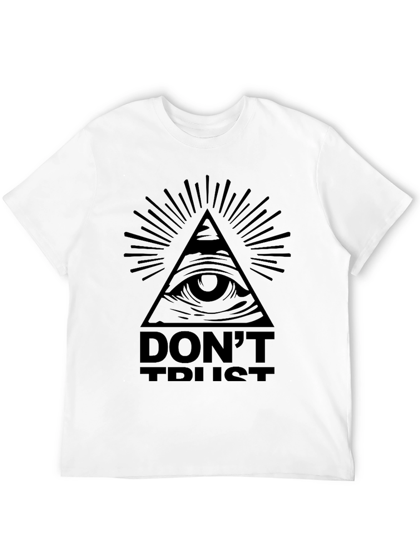 Illuminati Eye Graphic T-Shirt - Dont Trust Tee