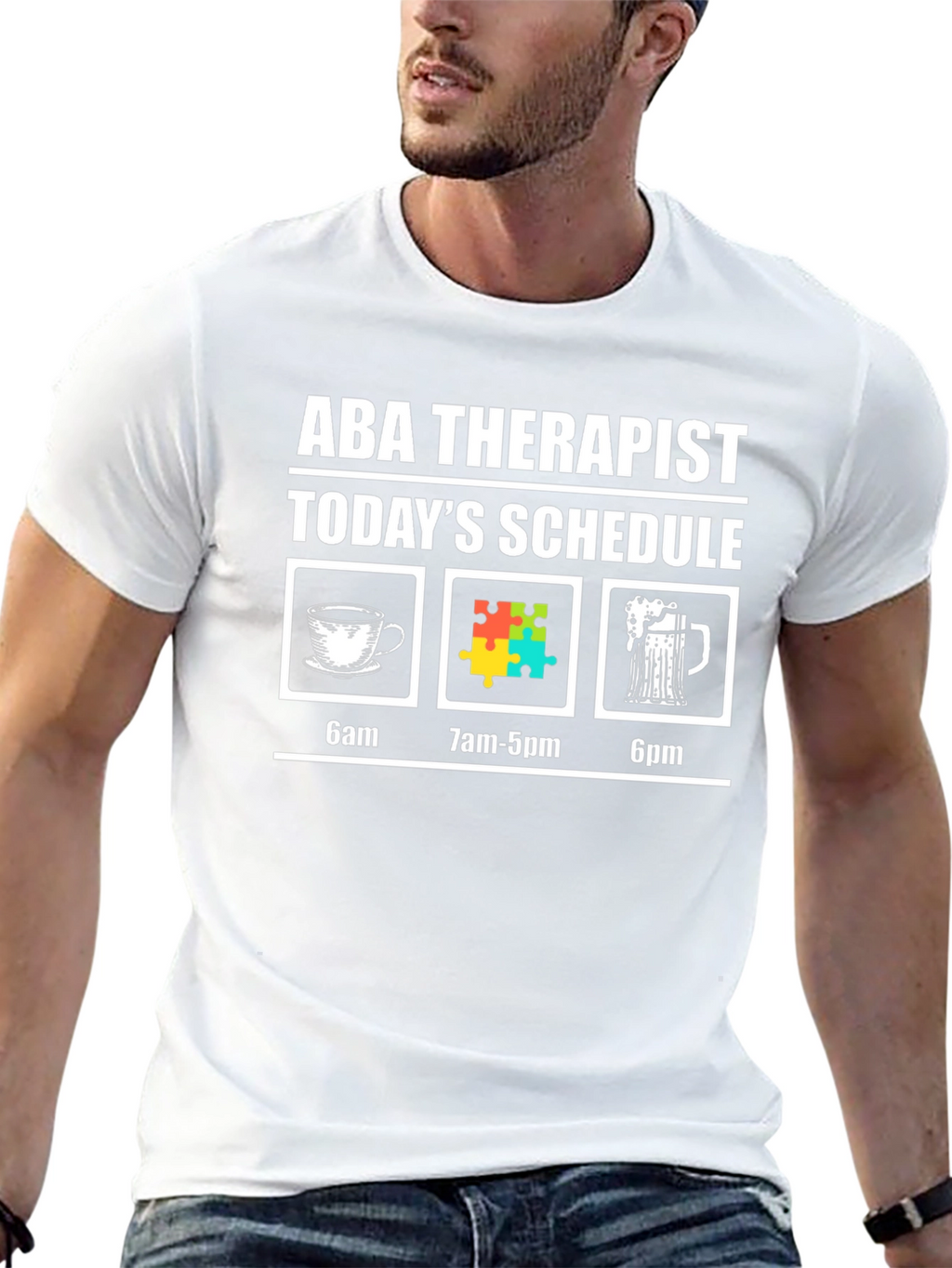 ABA Therapist Schedule Graphic T-Shirt
