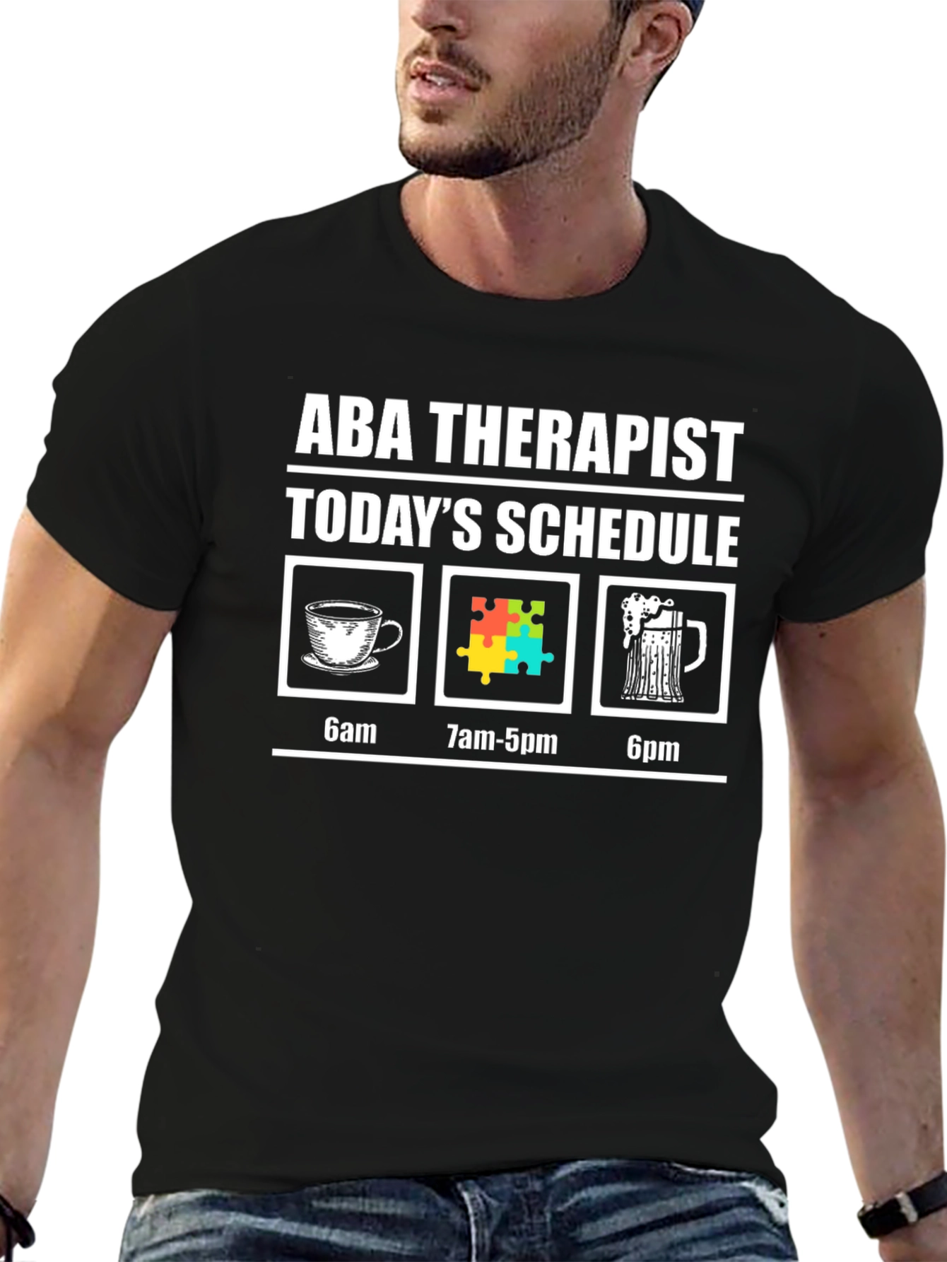 ABA Therapist Schedule Graphic T-Shirt