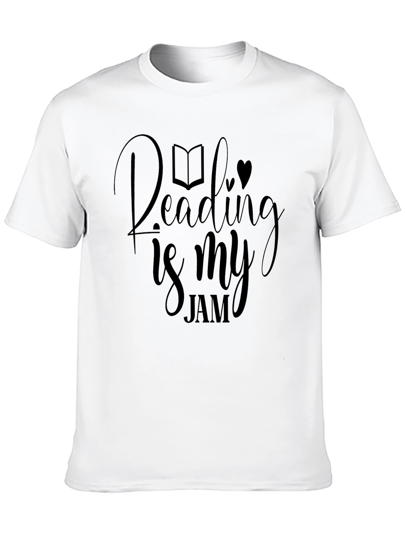 Reading is My Jam Black Graphic Tee