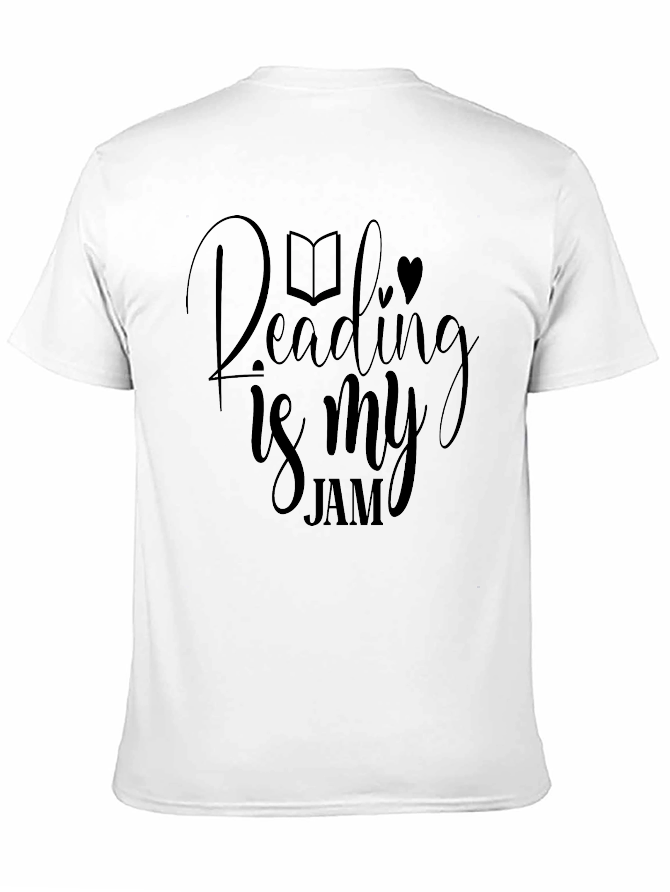 Reading is My Jam Black Graphic Tee
