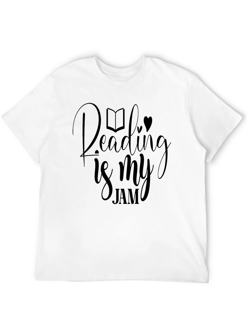 Reading is My Jam Black Graphic Tee