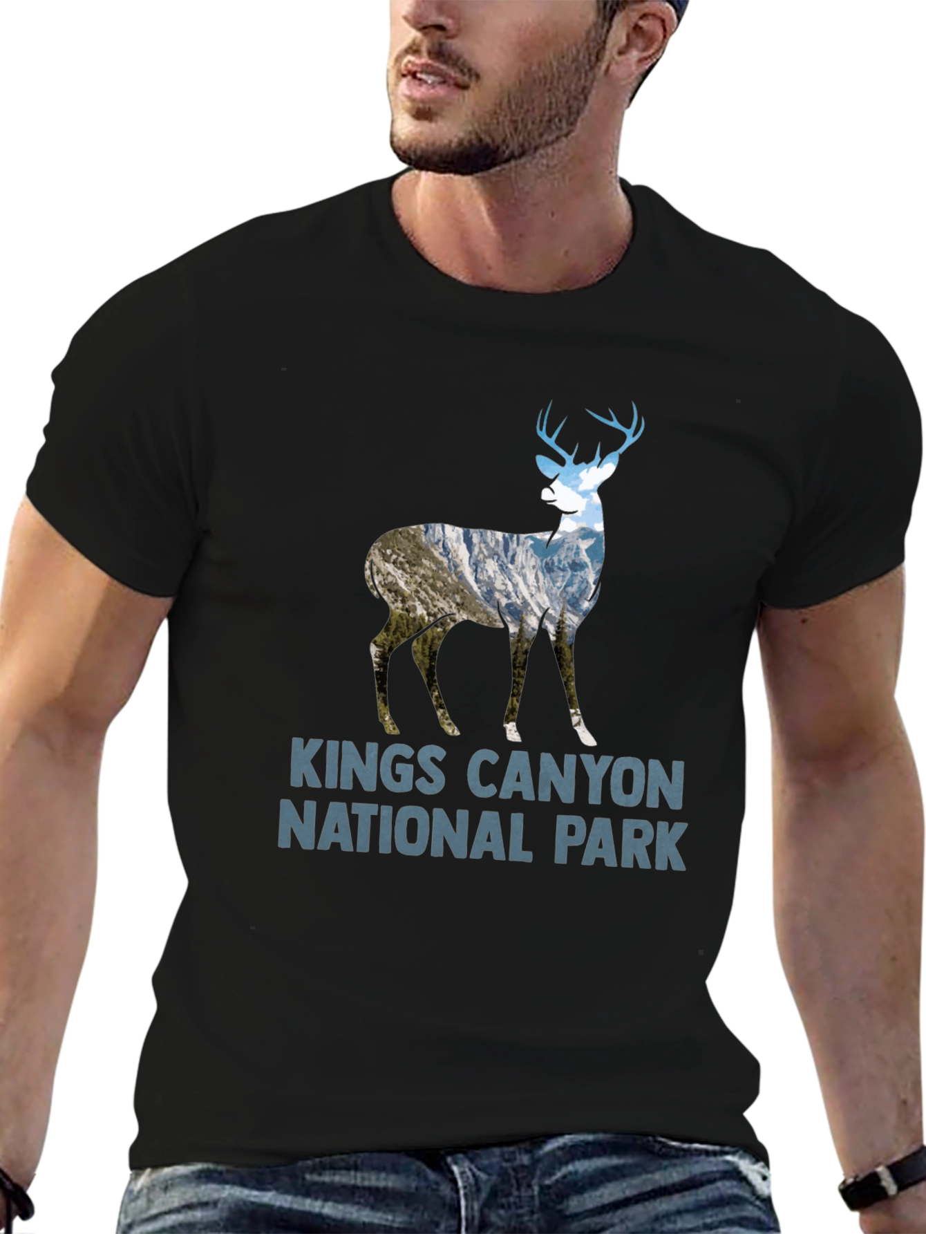 Kings Canyon National Park Deer Graphic T-Shirt