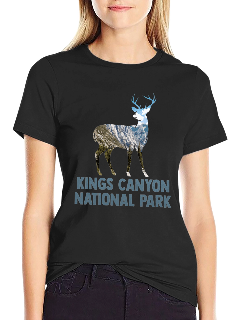Kings Canyon National Park Deer Graphic T-Shirt