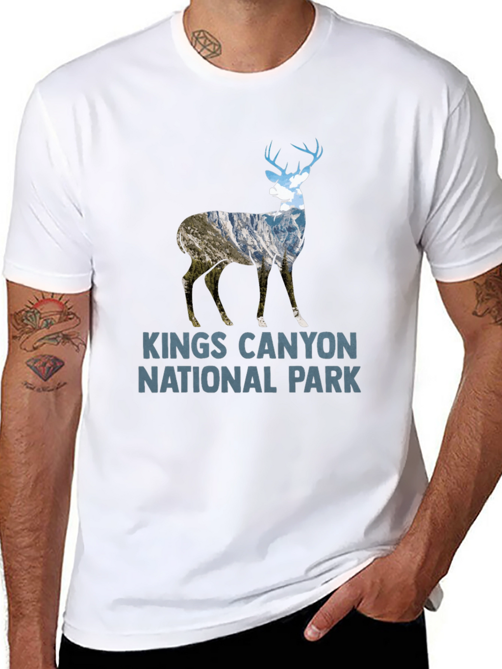 Kings Canyon National Park Deer Graphic T-Shirt