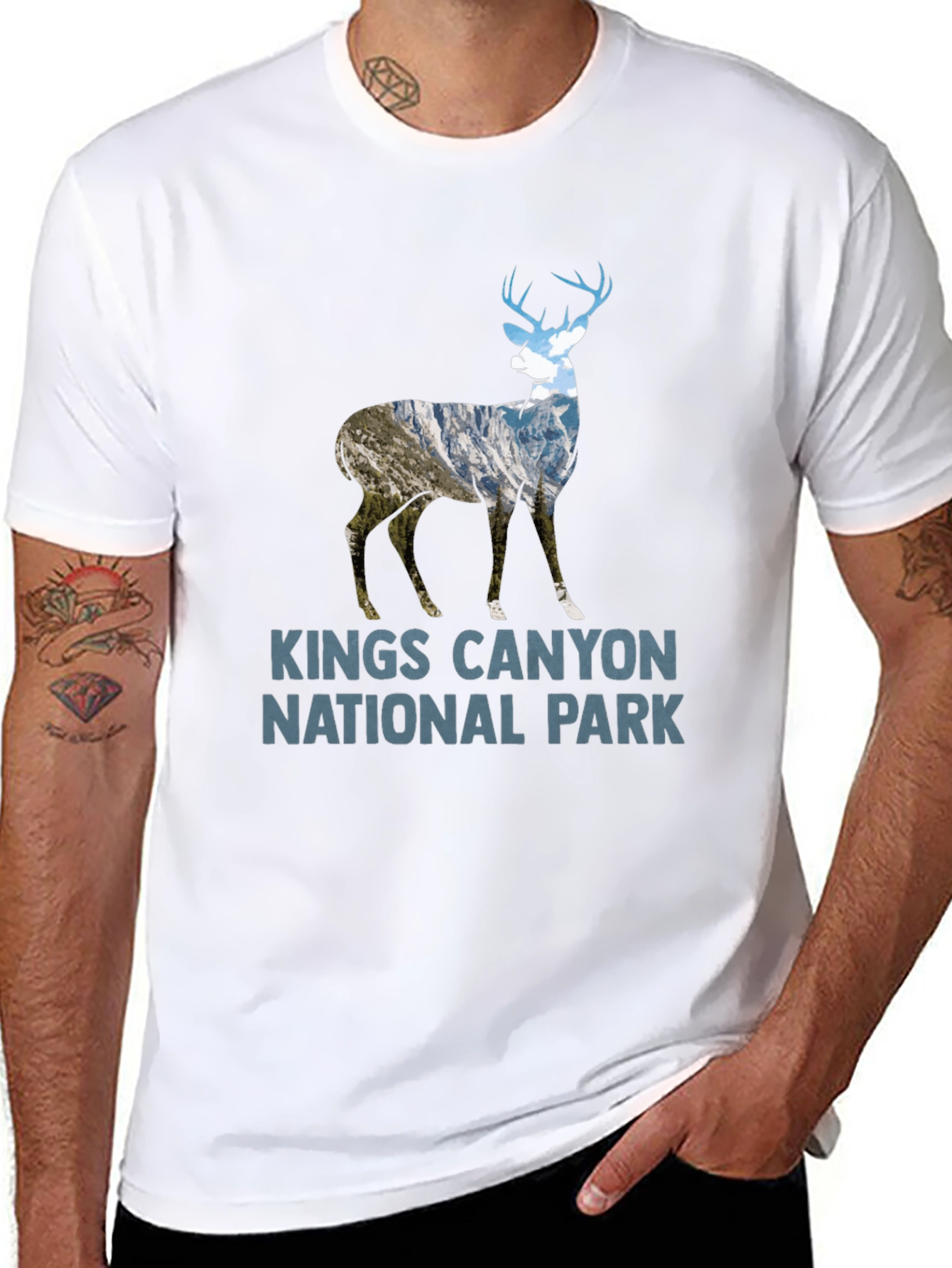 Kings Canyon National Park Deer Graphic T-Shirt