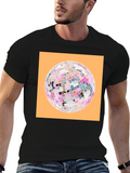 Disco Ball Graphic Tee - Retro Party Shirt