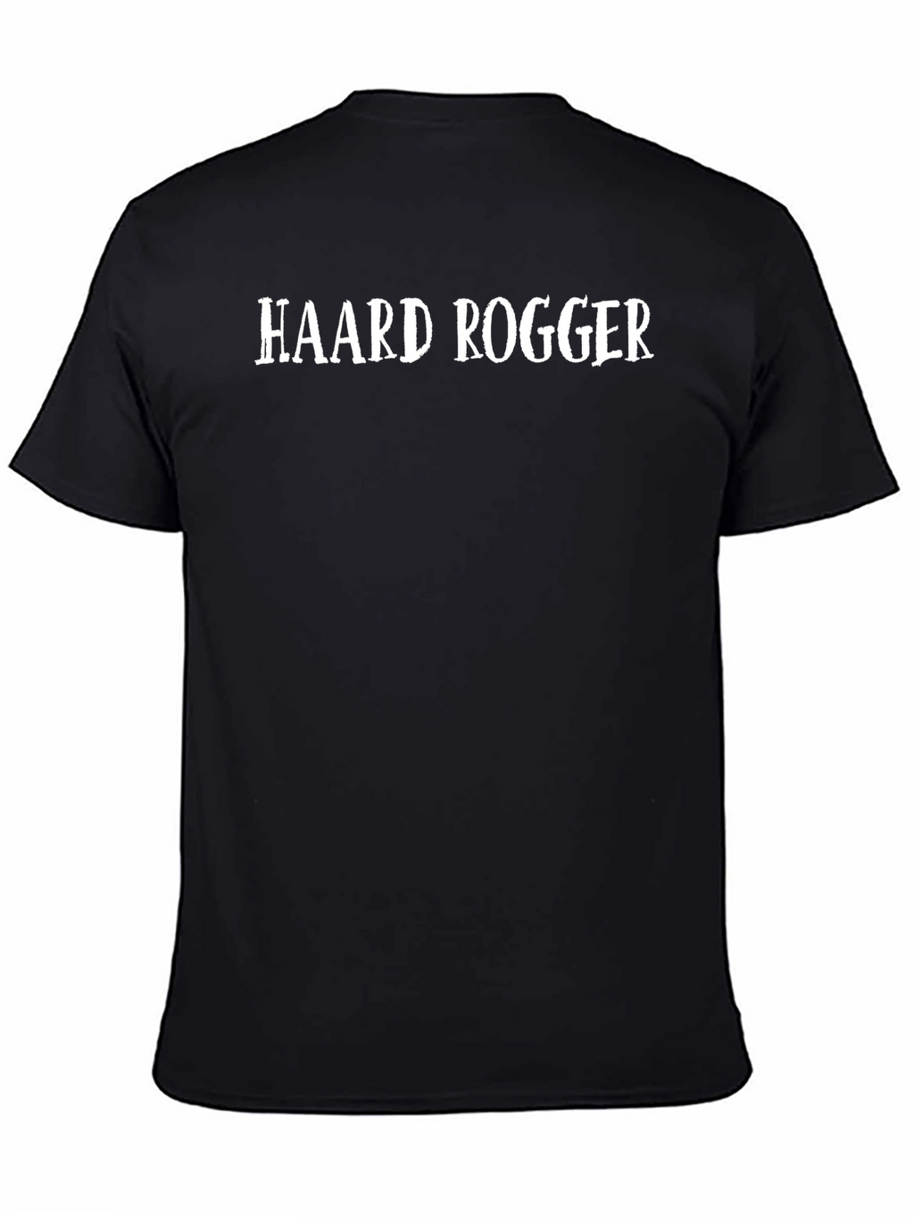 Haard Rogger Graphic Print Black T-Shirt