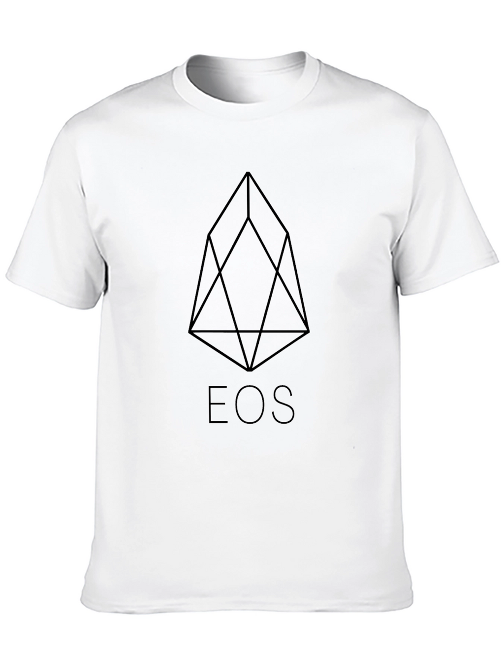 EOS Crypto Logo Black T-Shirt