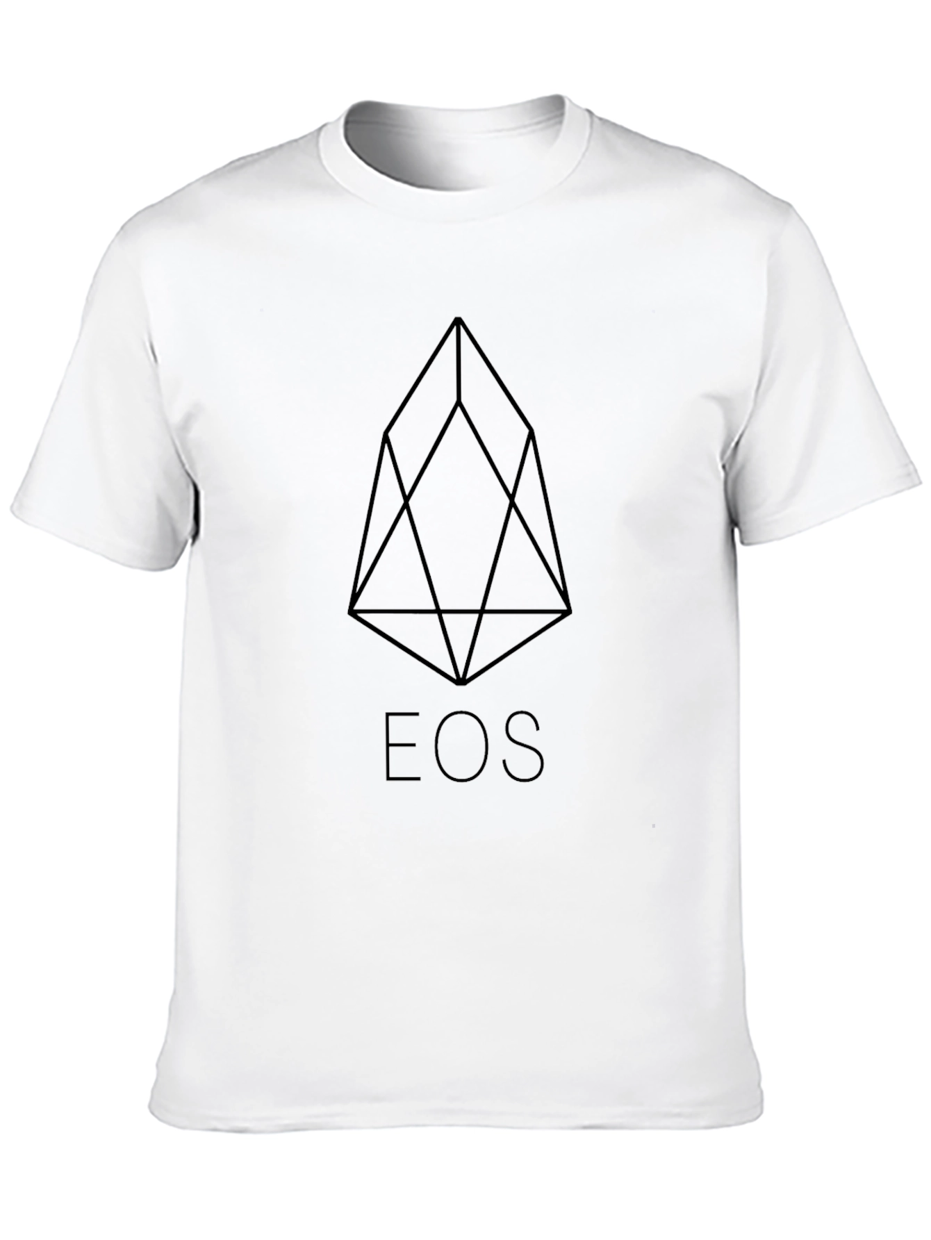 EOS Crypto Logo Black T-Shirt