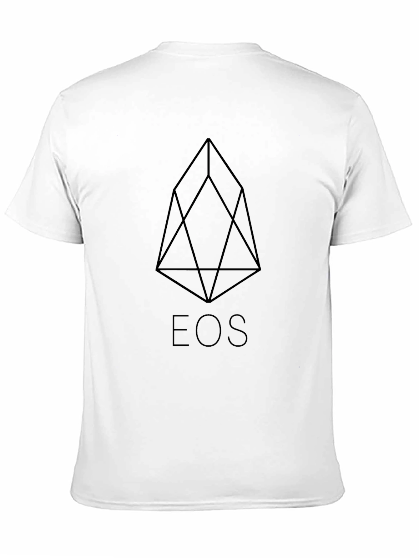 EOS Crypto Logo Black T-Shirt