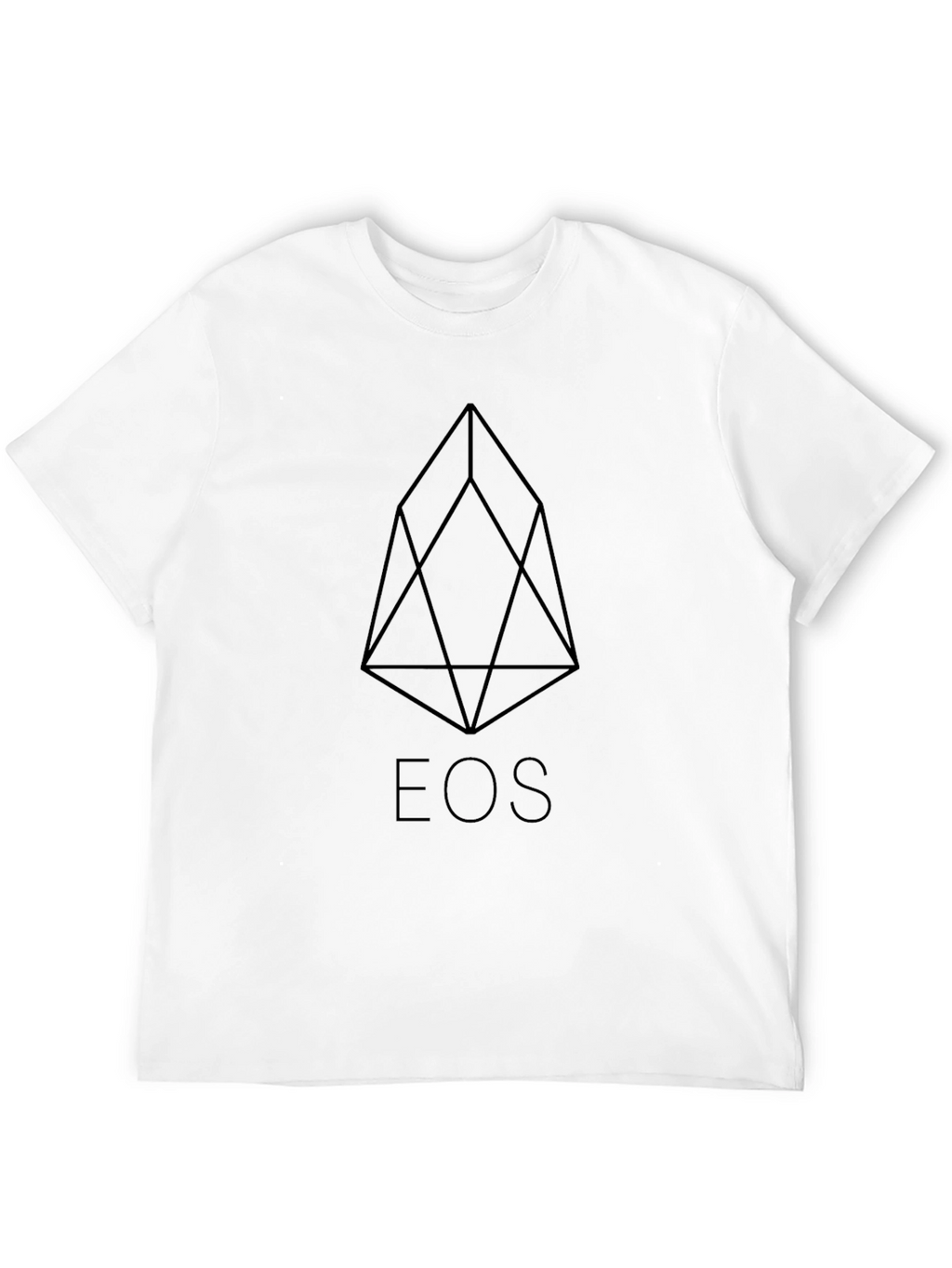 EOS Crypto Logo Black T-Shirt