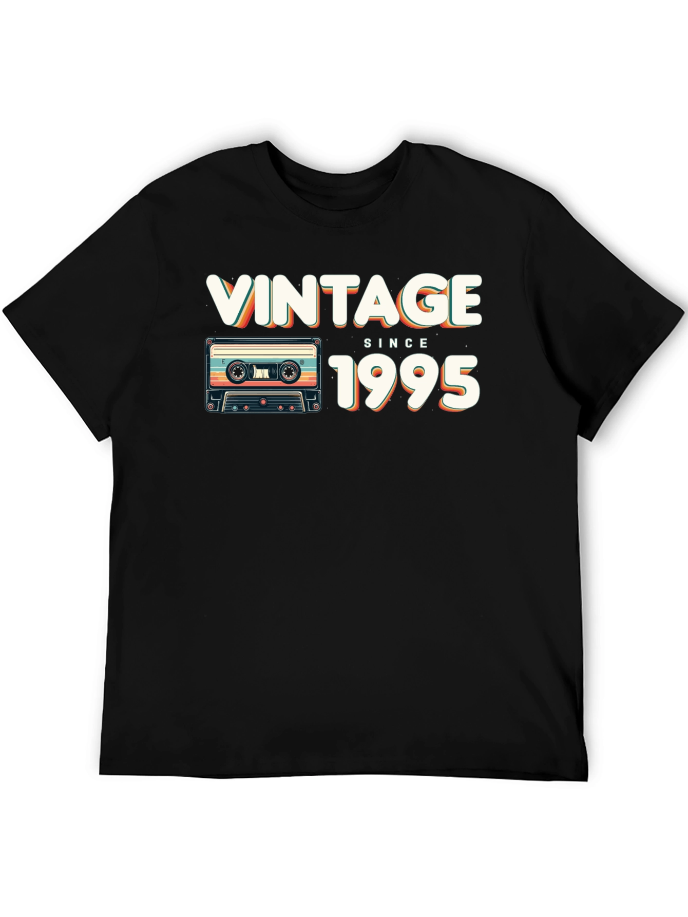Vintage Since 1995 Cassette Tape Graphic T-Shirt