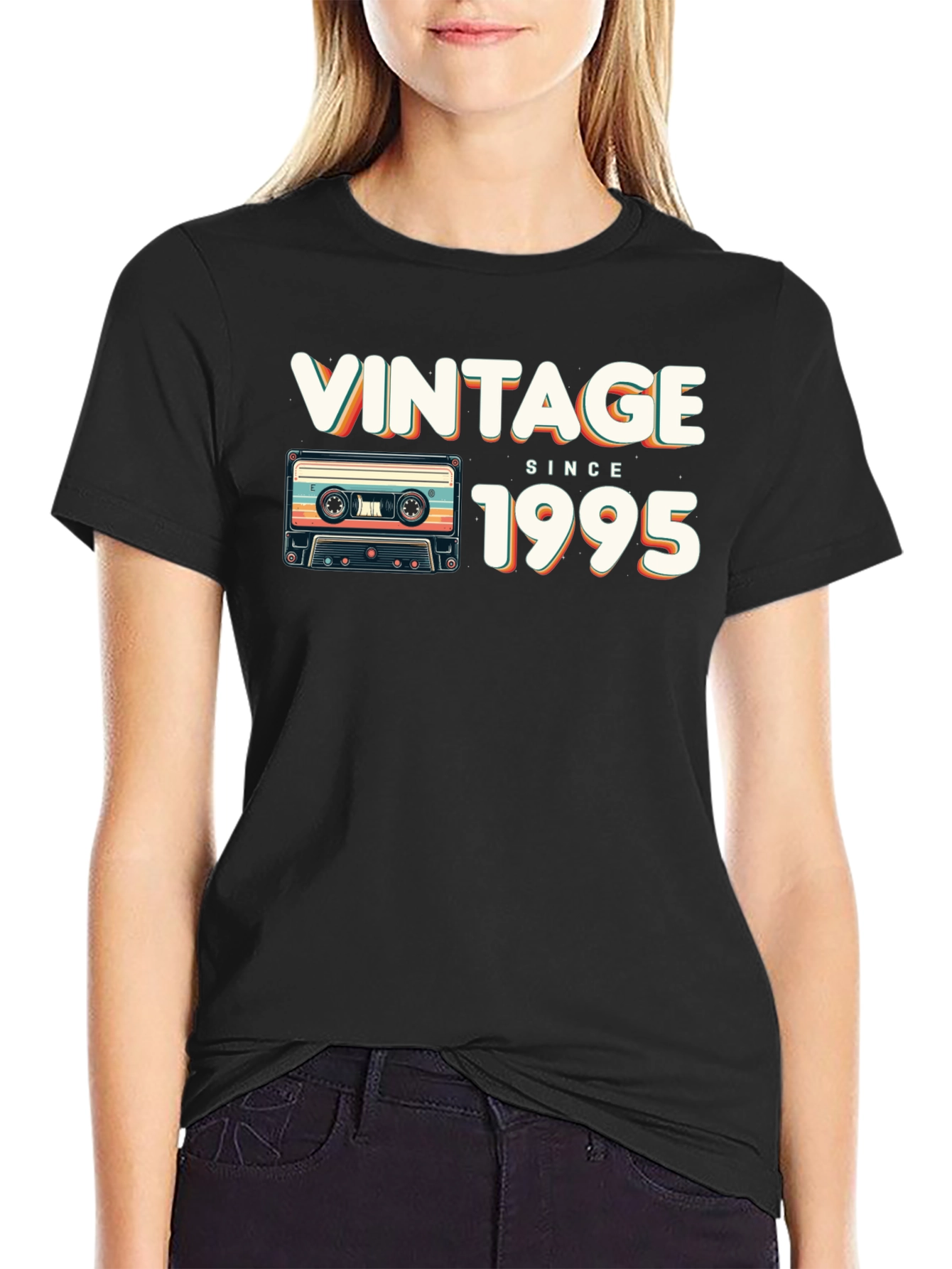 Vintage Since 1995 Cassette Tape Graphic T-Shirt