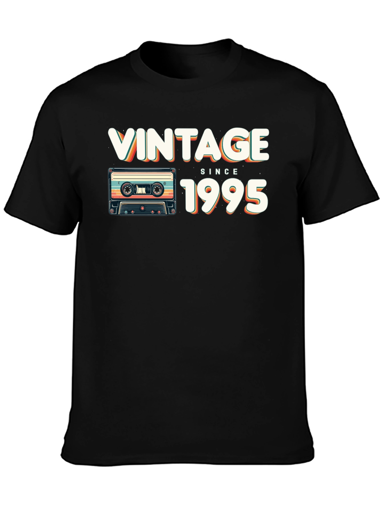 Vintage Since 1995 Cassette Tape Graphic T-Shirt