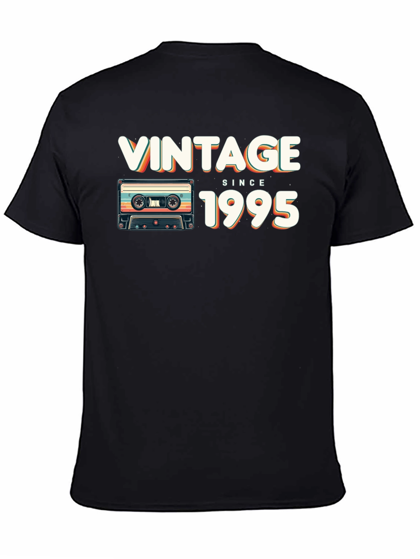 Vintage Since 1995 Cassette Tape Graphic T-Shirt