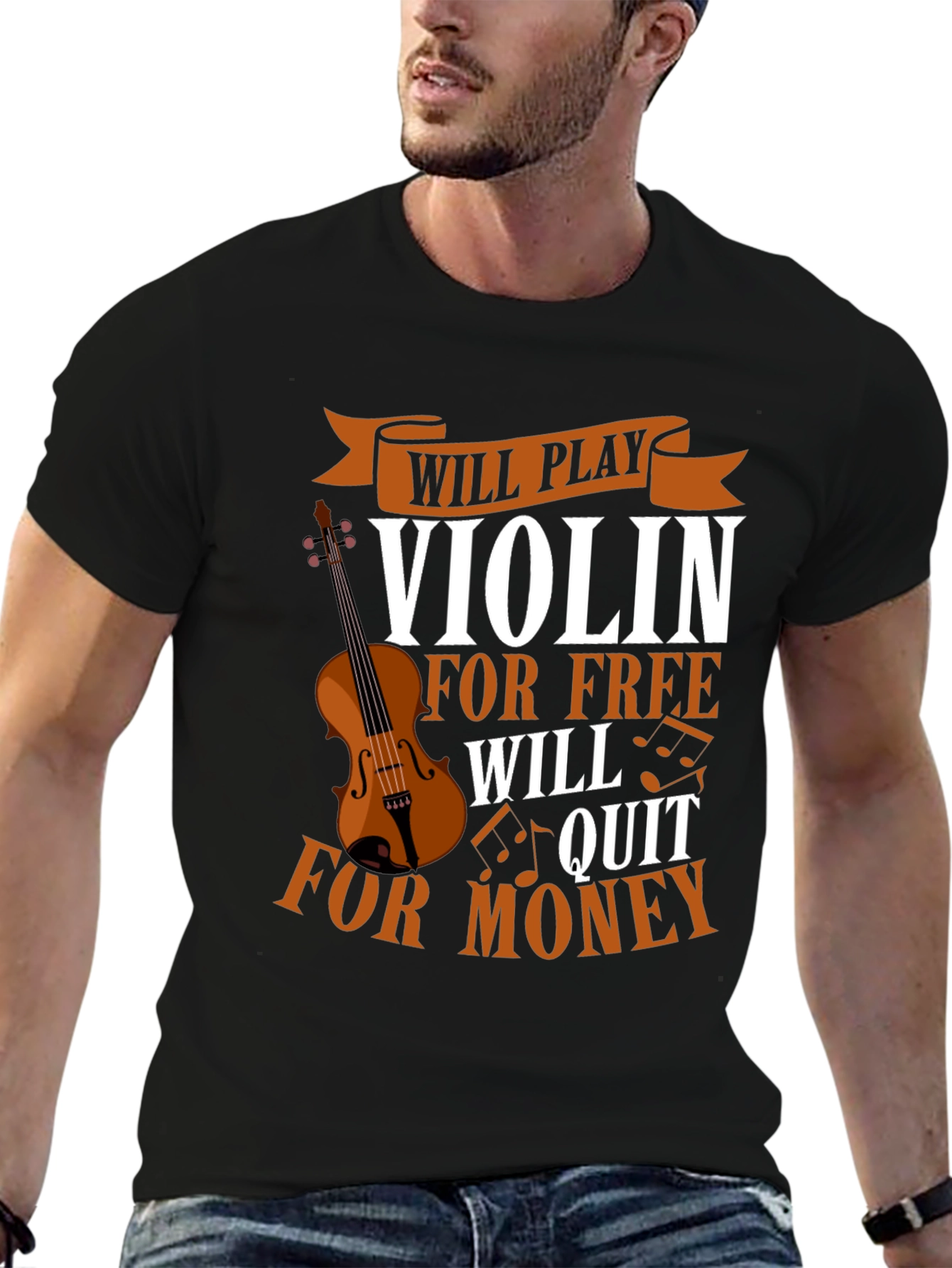 Violin Player T-Shirt - Free or Money