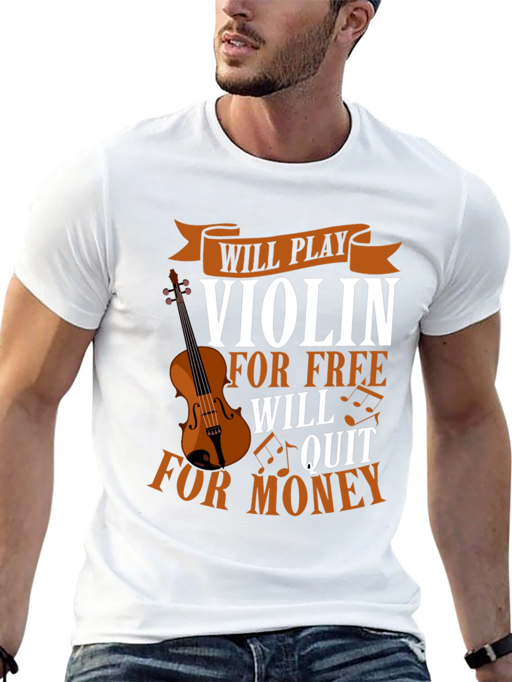 Violin Player T-Shirt - Free or Money