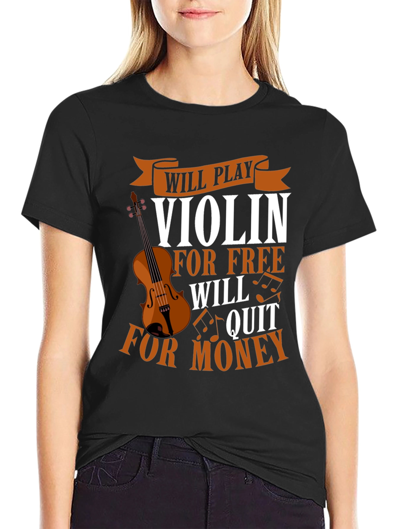 Violin Player T-Shirt - Free or Money