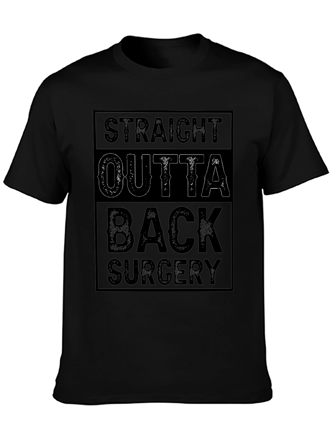 Straight Outta Back Surgery Graphic Tee