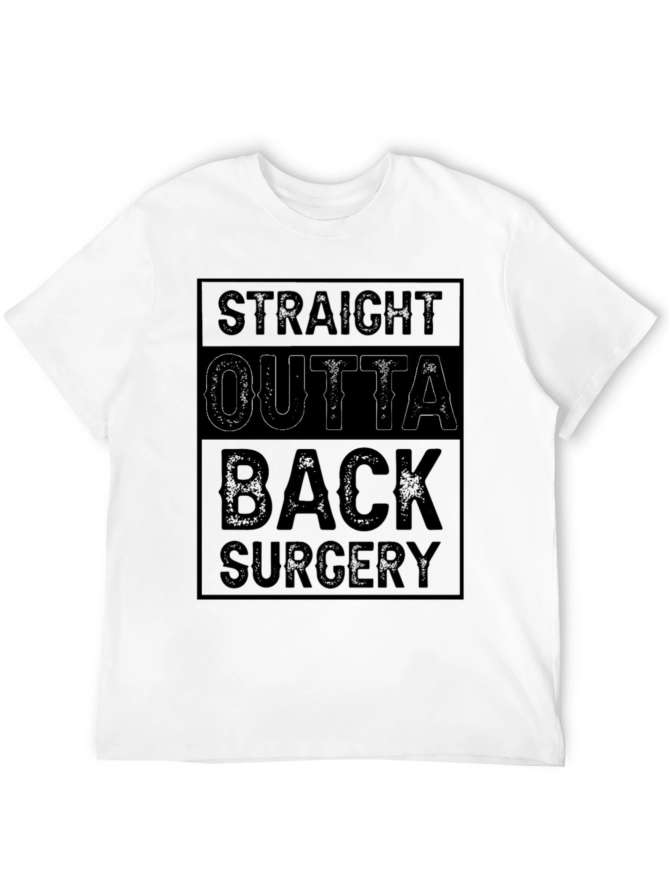 Straight Outta Back Surgery Graphic Tee