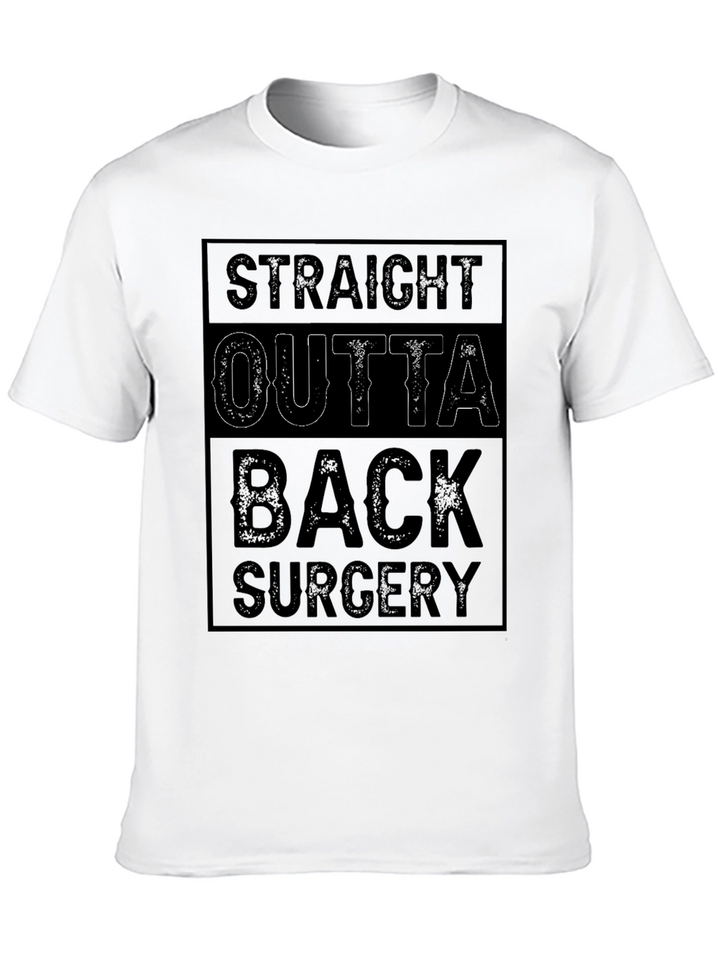 Straight Outta Back Surgery Graphic Tee
