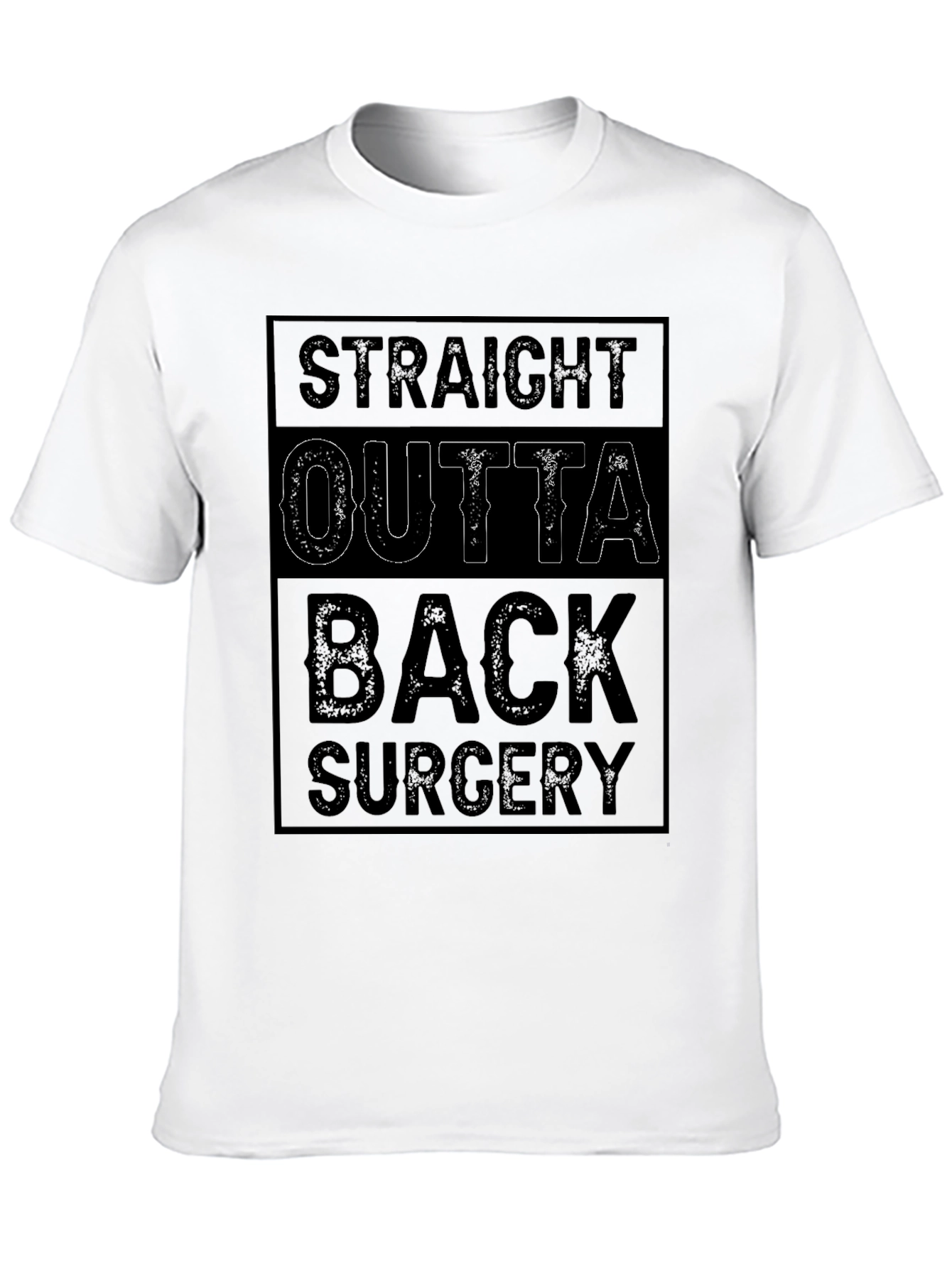Straight Outta Back Surgery Graphic Tee