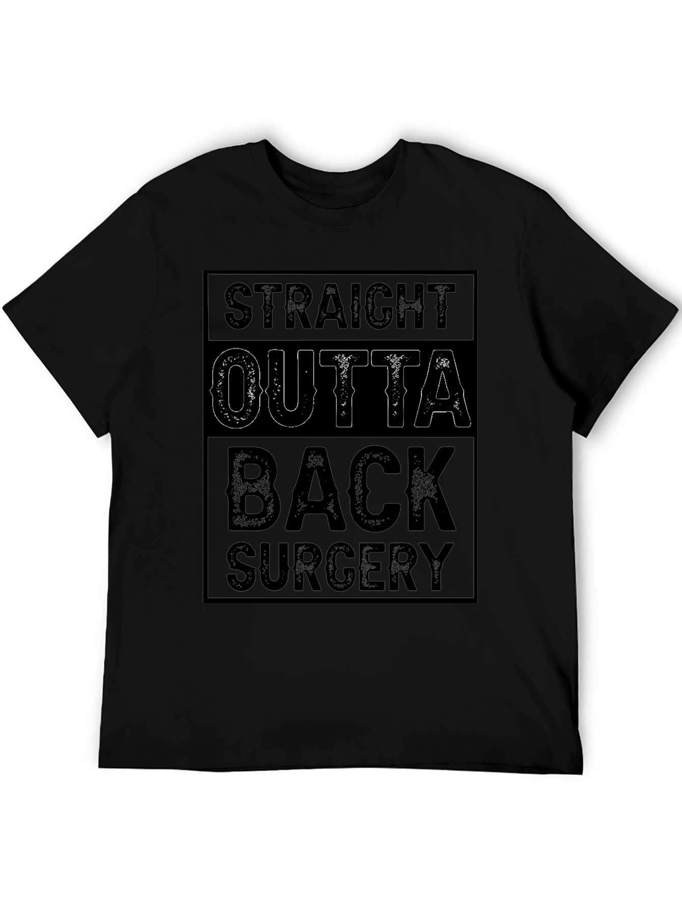Straight Outta Back Surgery Graphic Tee