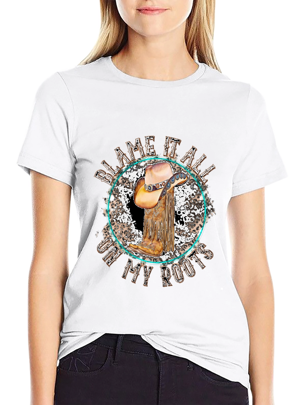 Blame It All On My Roots Graphic Tee
