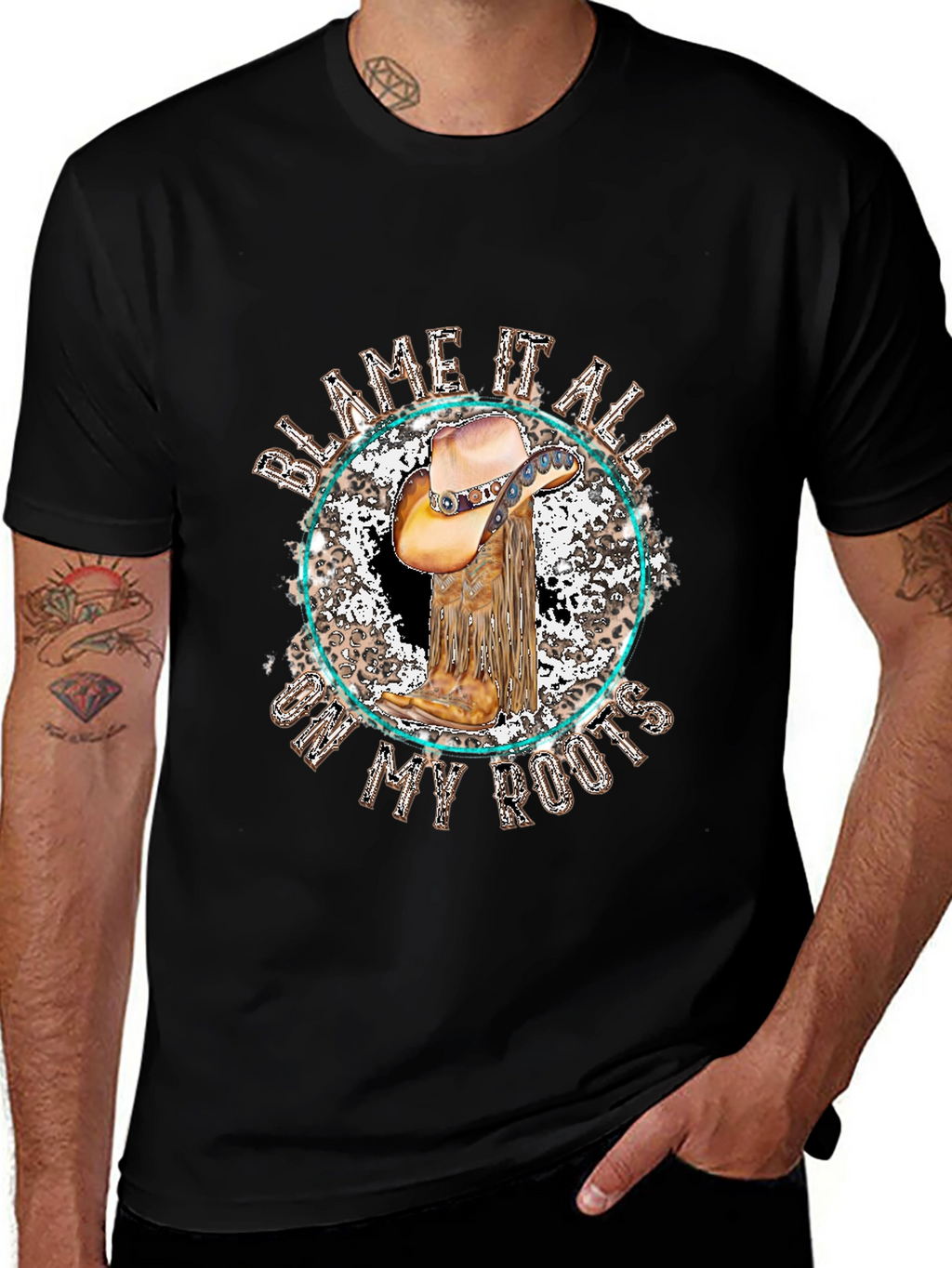 Blame It All On My Roots Graphic Tee