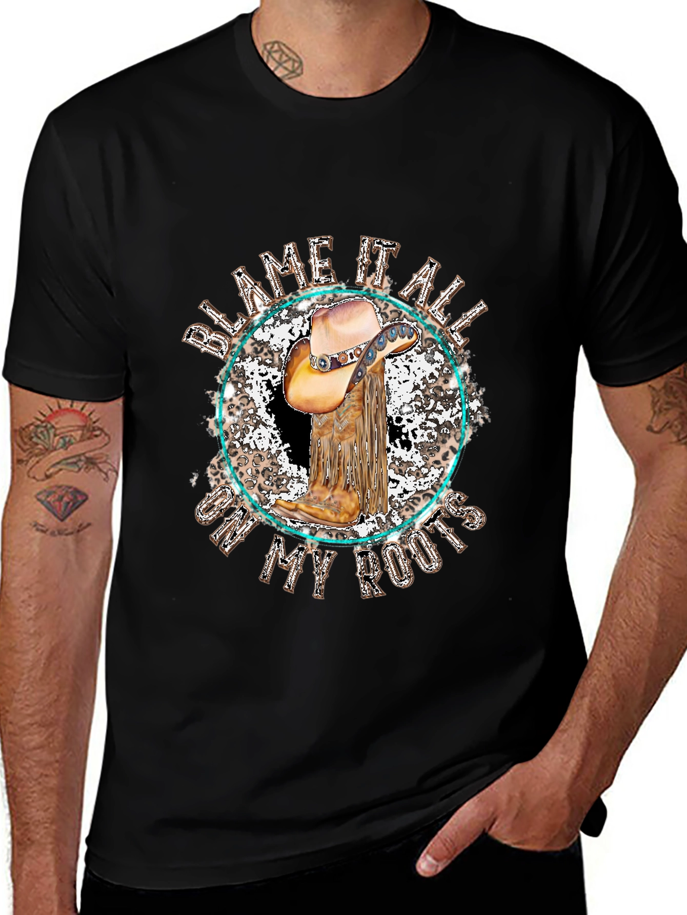 Blame It All On My Roots Graphic Tee