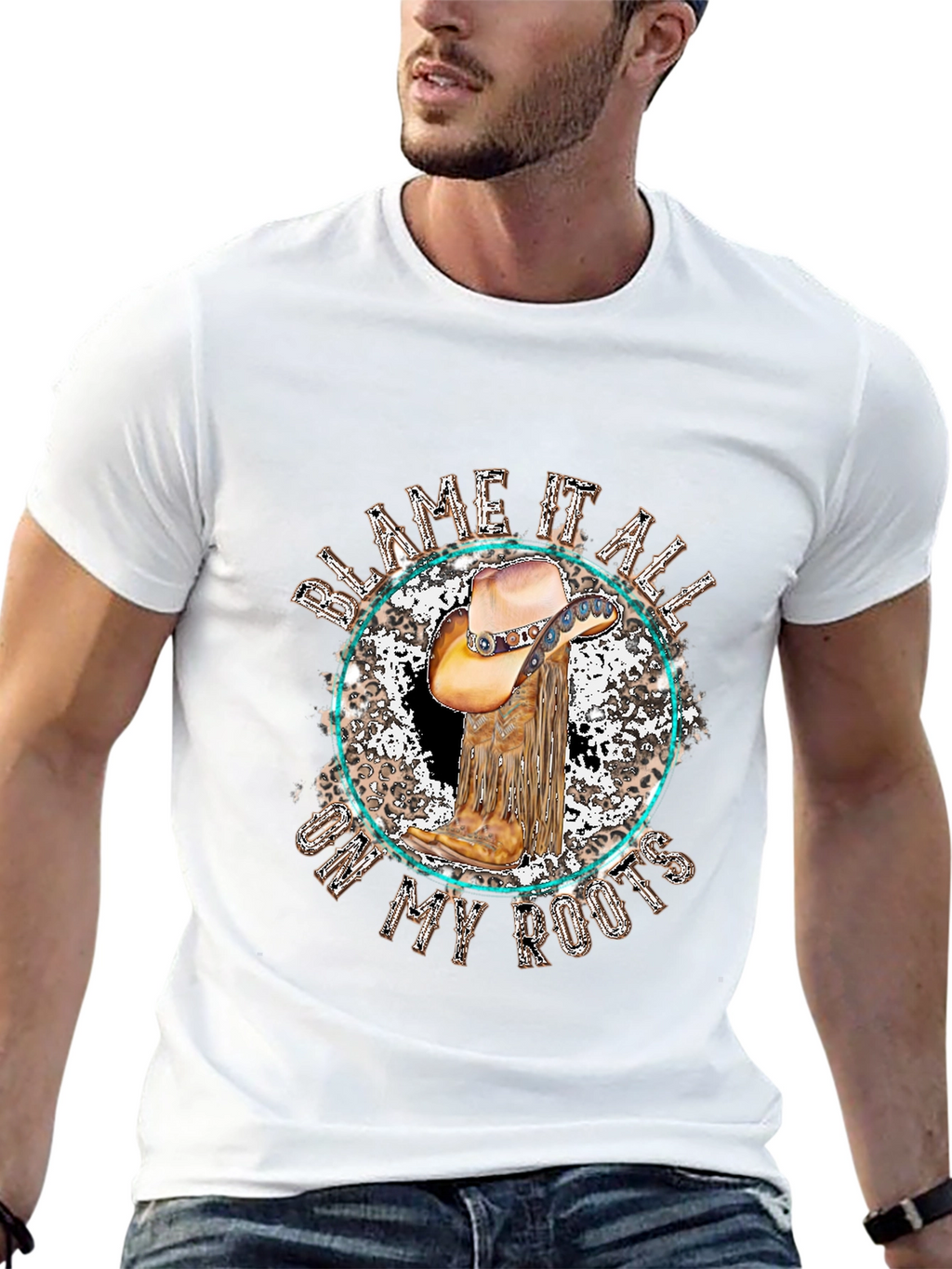 Blame It All On My Roots Graphic Tee