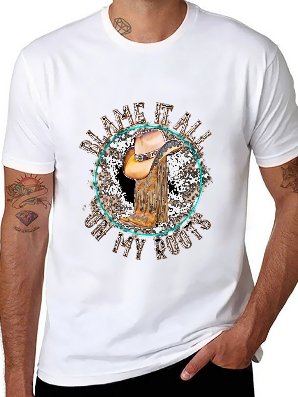 Blame It All On My Roots Graphic Tee