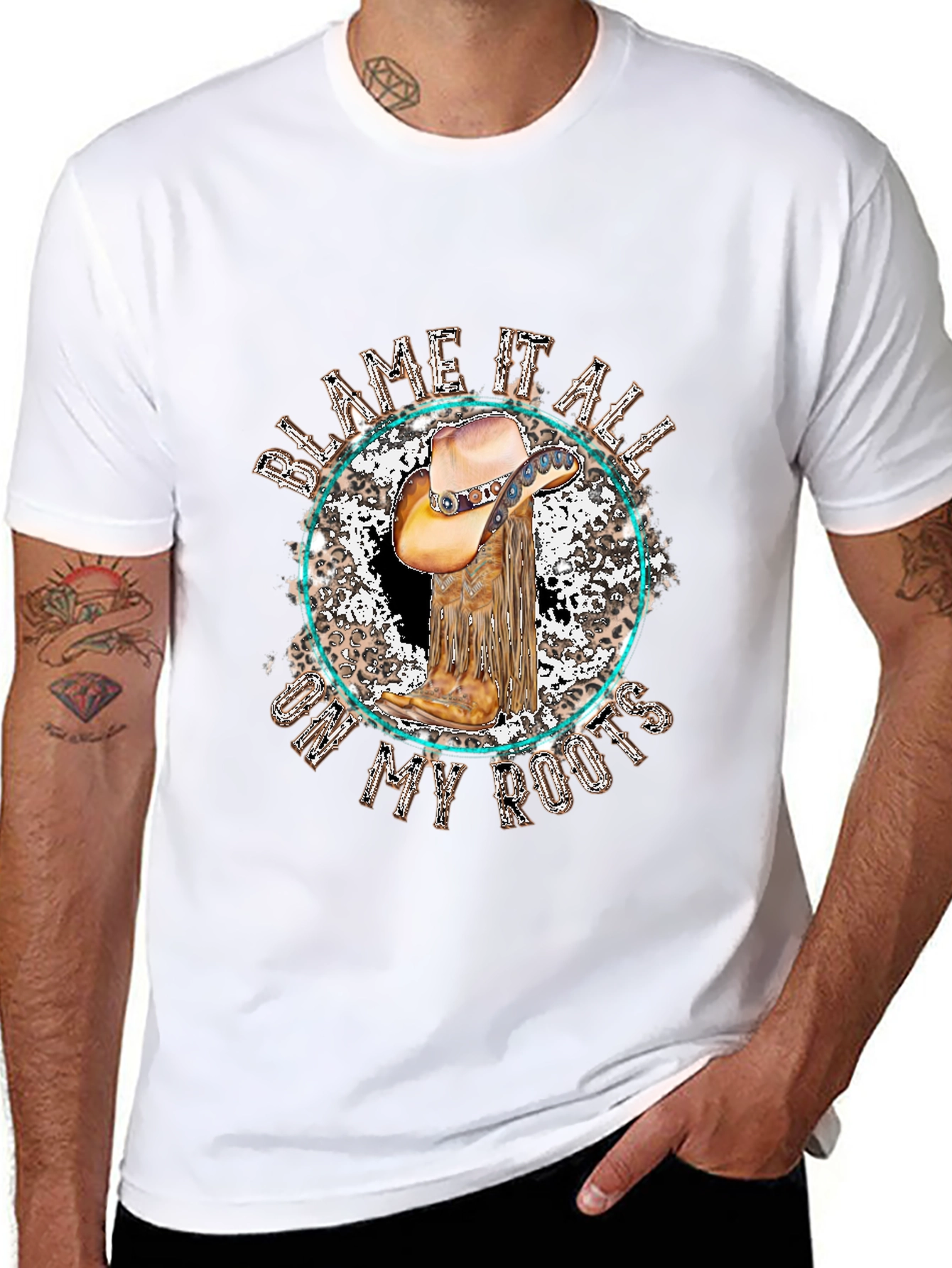Blame It All On My Roots Graphic Tee