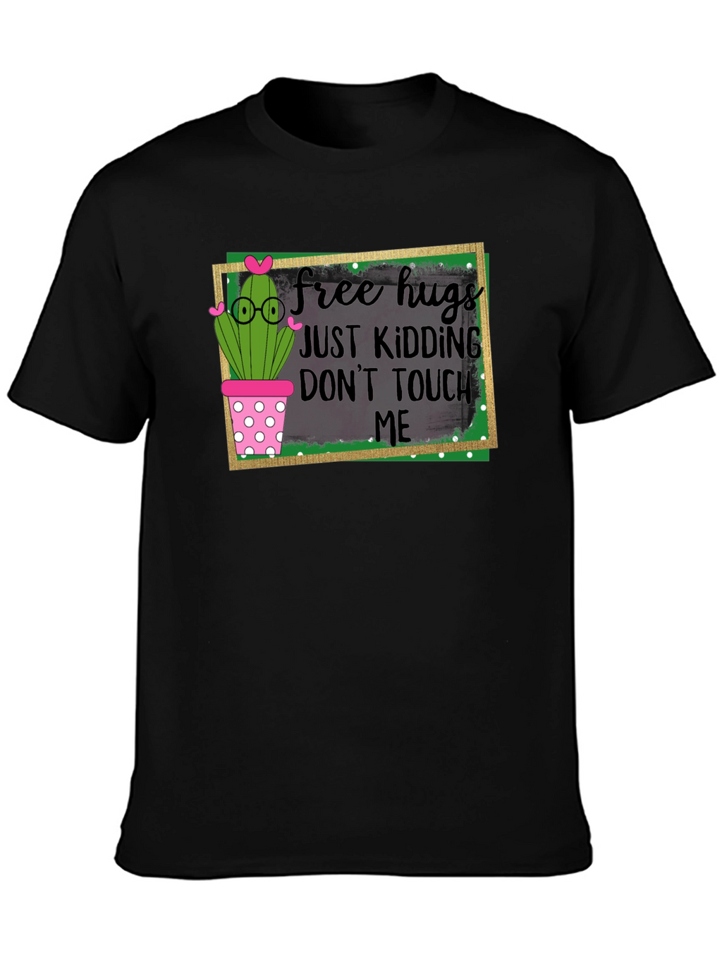 Free Hugs Cactus T-Shirt - Funny Graphic Tee